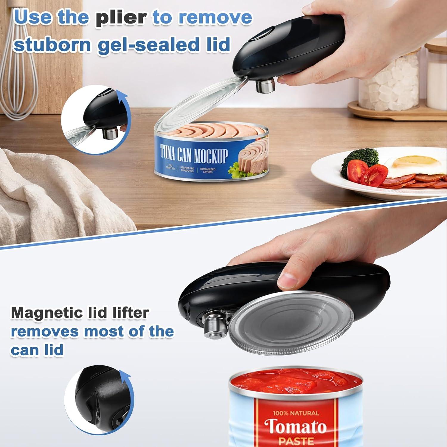 Abrelatas Eléctrico Automático LetGoShop - Sin Manos, Portátil