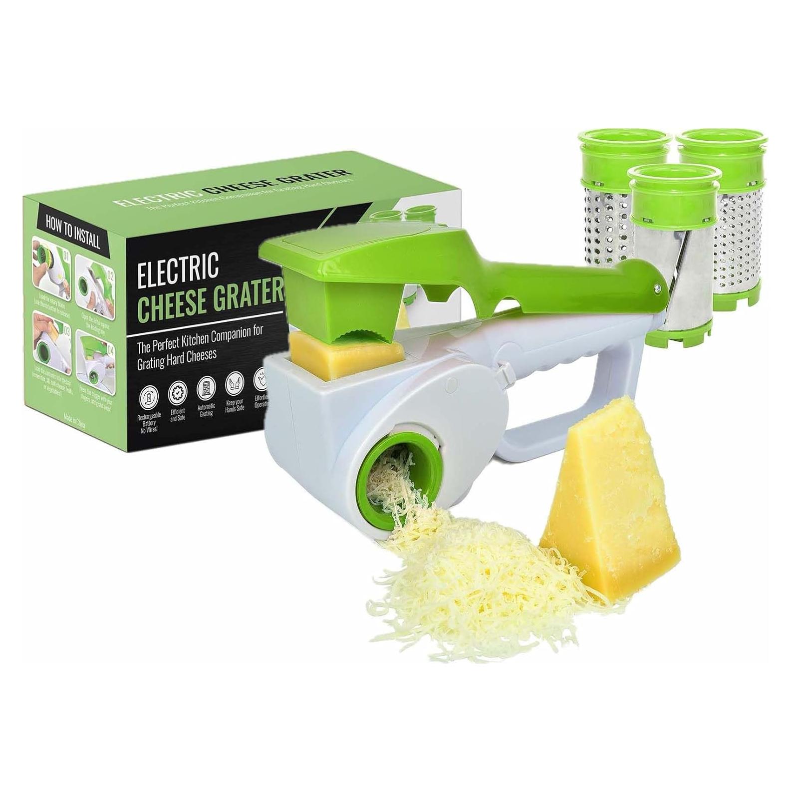 Rallador de Queso Eléctrico OFERTAS INCREÍBLES Verde 25.9cm