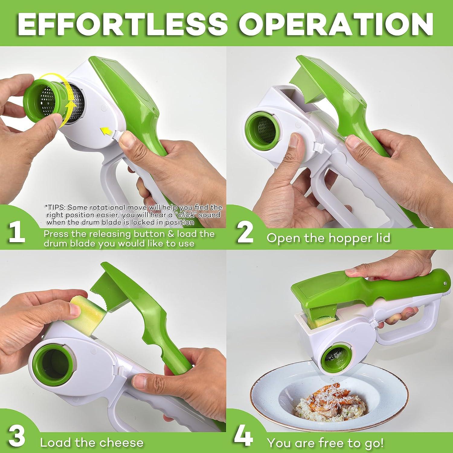 Rallador de Queso Eléctrico OFERTAS INCREÍBLES Verde 25.9cm