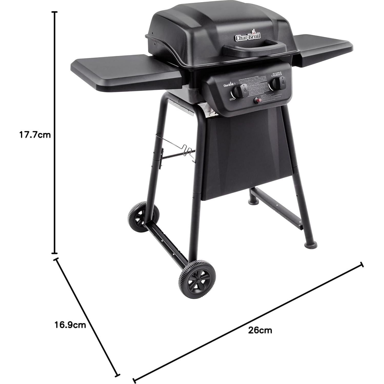 Parrilla de Gas Char-Broil American Gourmet 2 Quemadores 17.01 kg