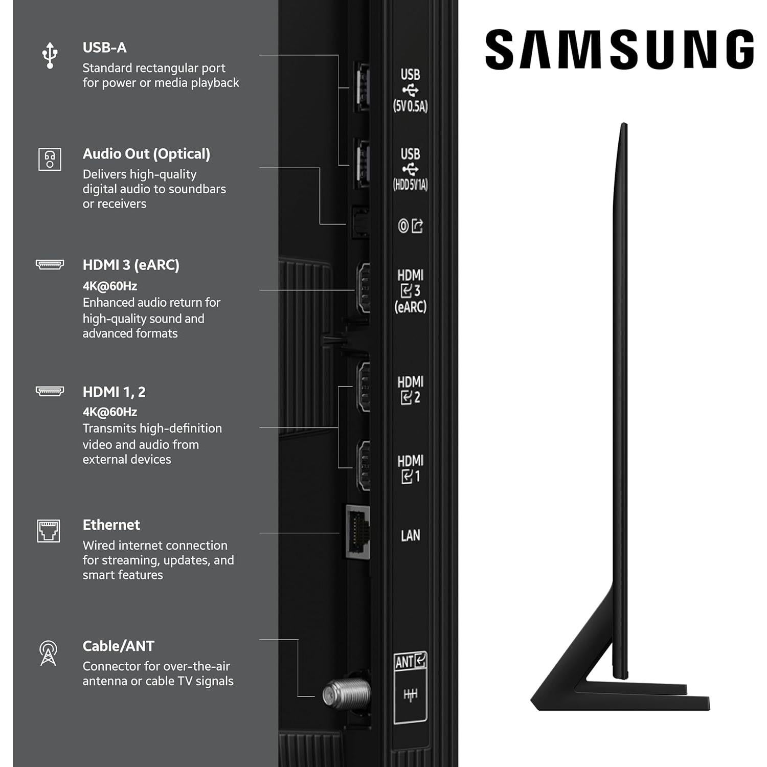 Samsung Televisor QLED 32" 4K UHD Q8F 2025 - Procesador Q4 AI