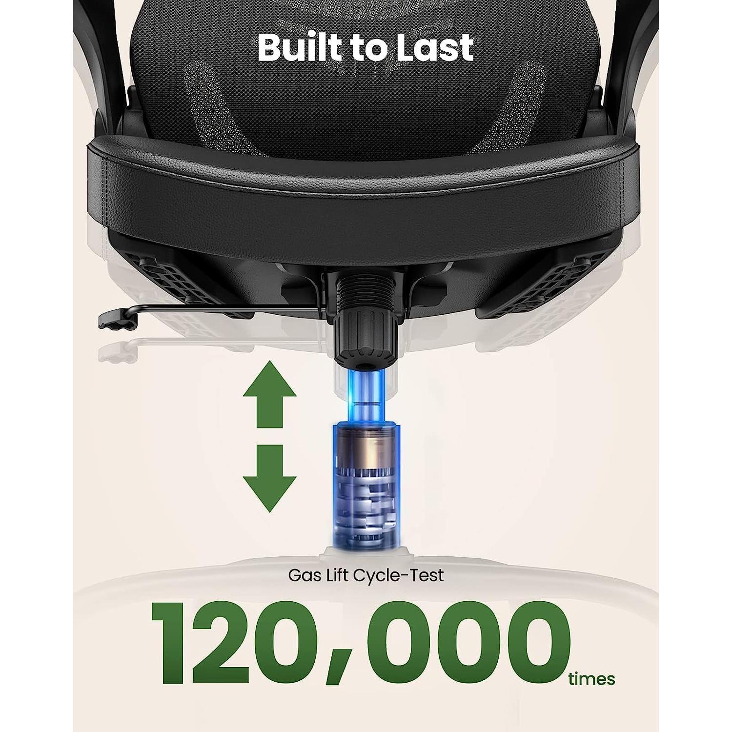 Silla de Oficina Ergonómica Marsail MSOC5 con Soporte Lumbar