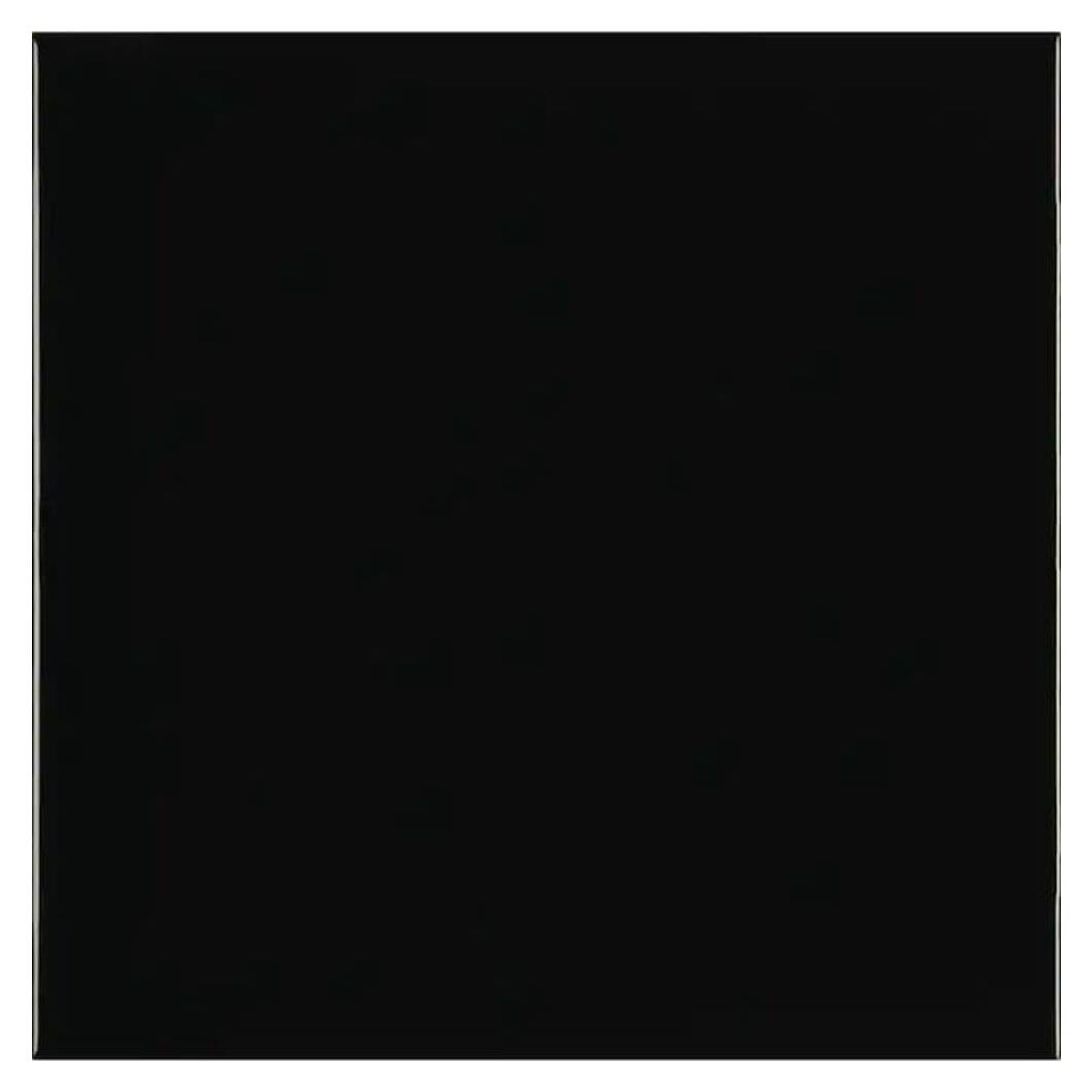 Azulejo de Porcelana Tenedos 8x8 Negro Mate Caja 30 Pzas