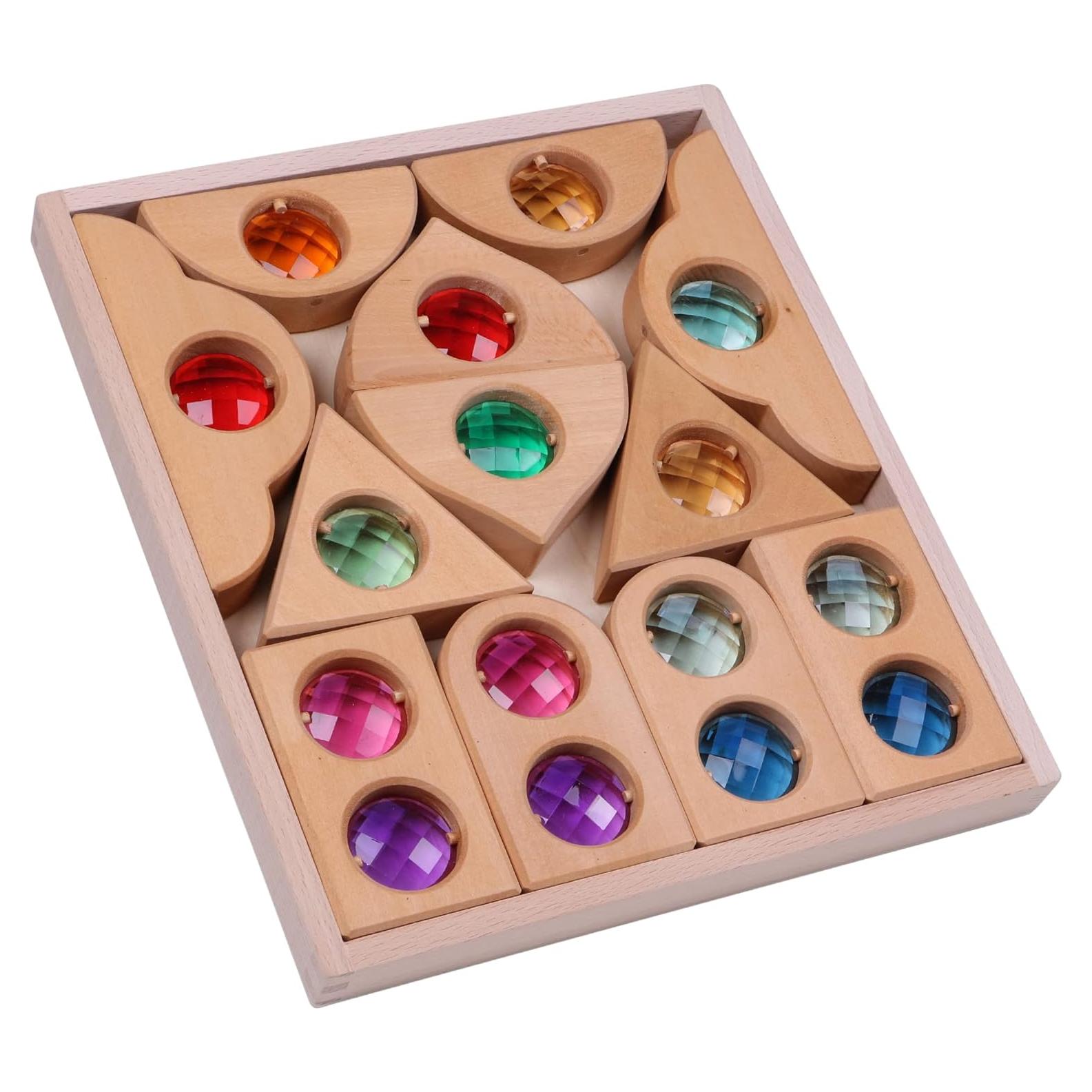 12PCS Bloques de Gemas de Acrílico KOAICS para Apilar