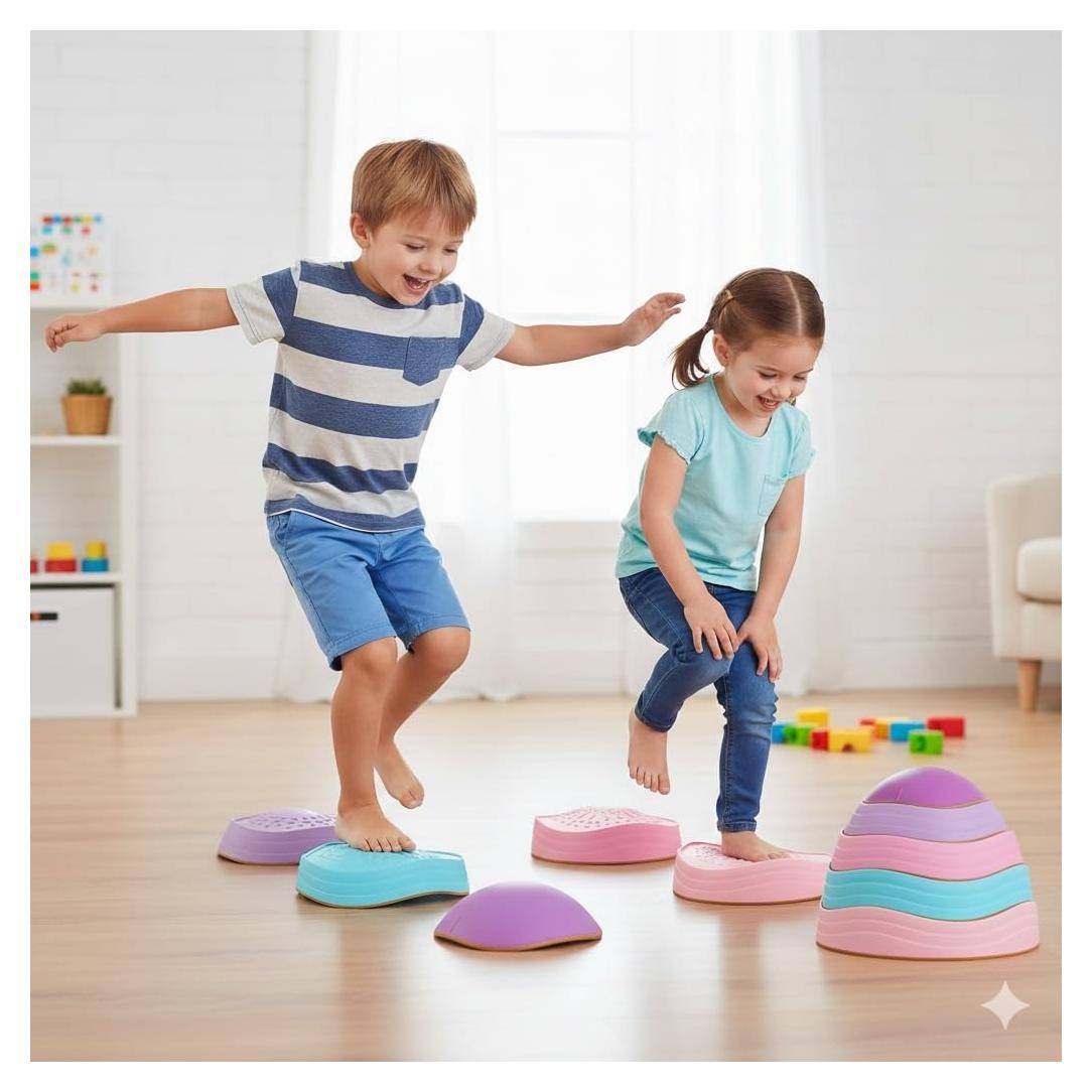 Piedras de Equilibrio Apilables Special Supplies - 5 Piezas para Niños