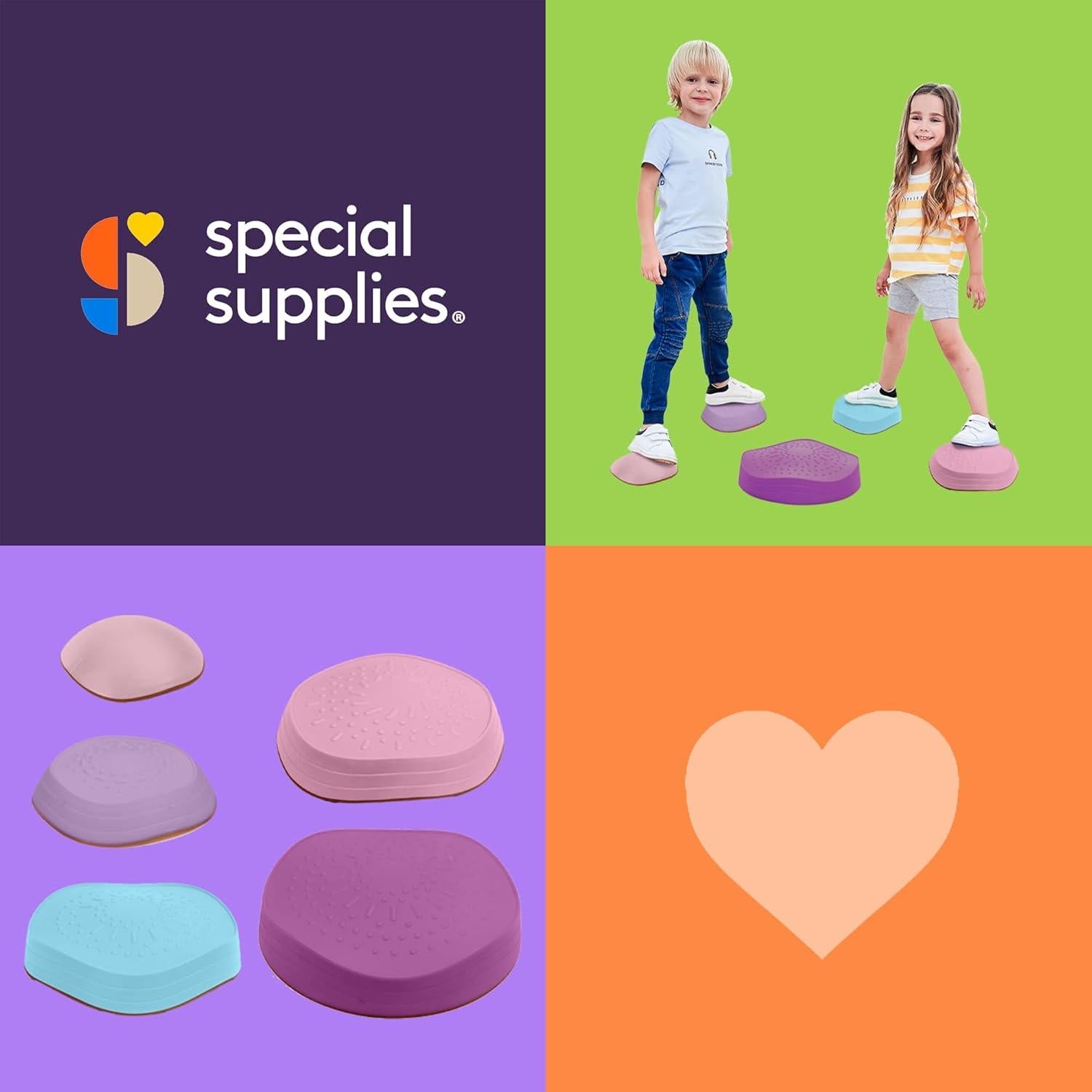 Piedras de Equilibrio Apilables Special Supplies - 5 Piezas para Niños