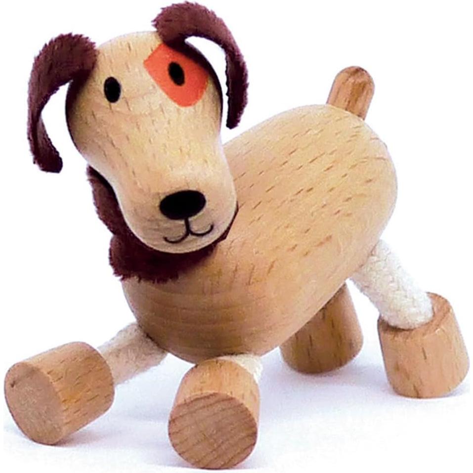 Juguetes de Animales de Madera Anamalz - 5 Figuras Poseables