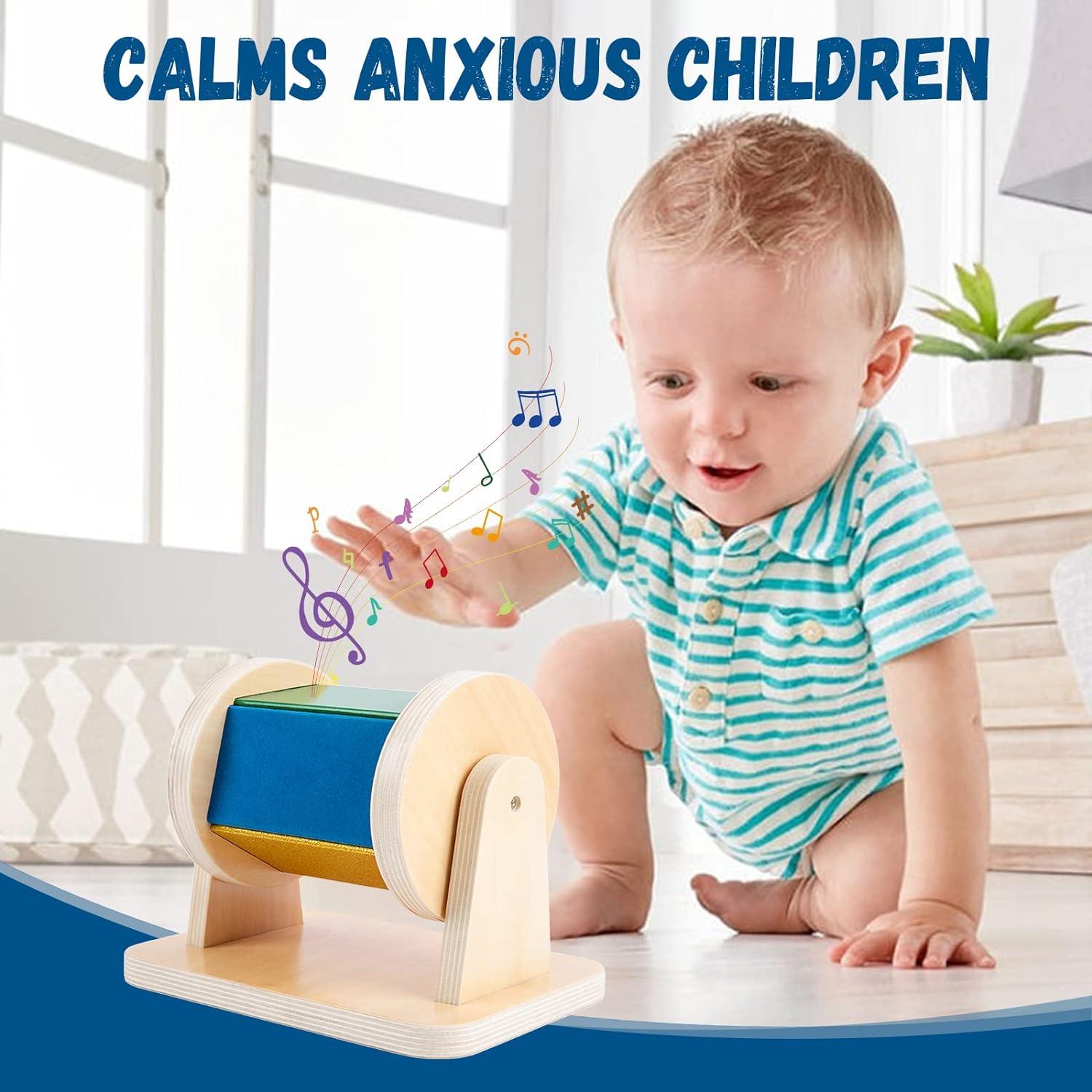 Tambor Giratorio Montessori Adena para Bebés 6-12 Meses