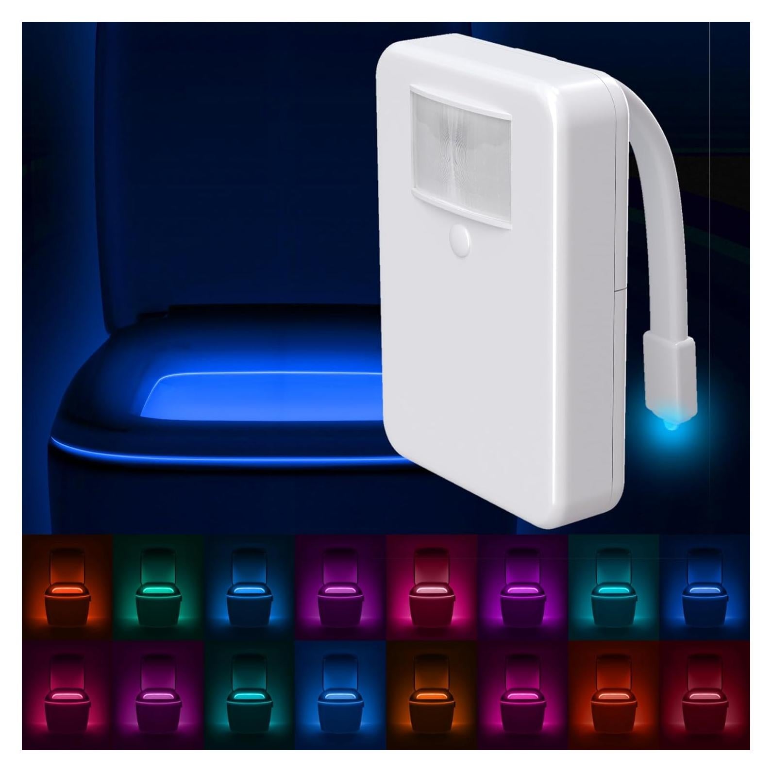 Luz de Inodoro LumiLux LED 16 Colores con Sensor de Movimiento
