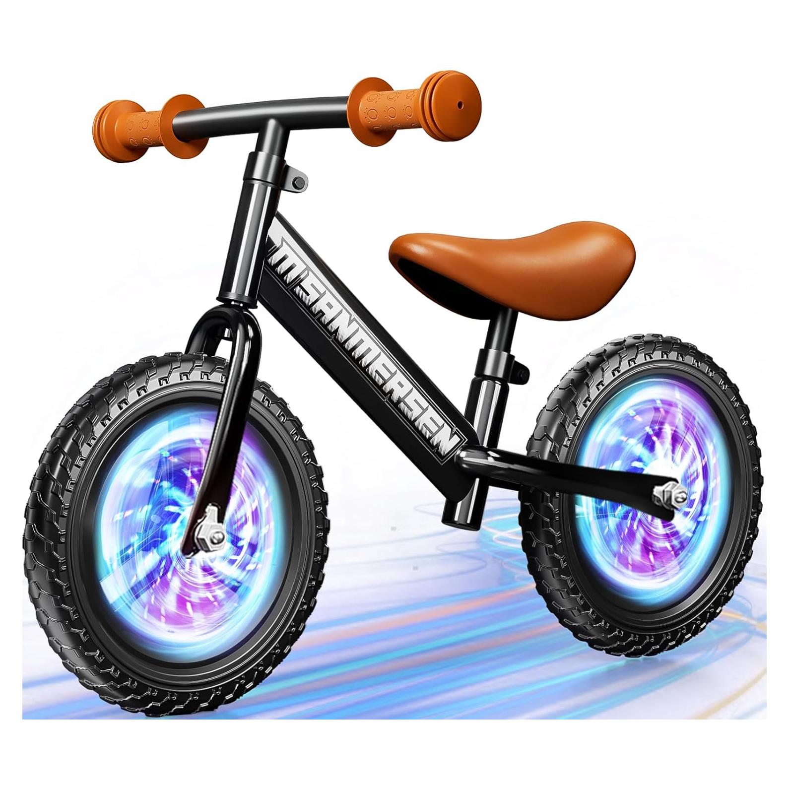 Bicicleta de Equilibrio M SANMERSEN 12" Ajustable Niños 2-5 Años