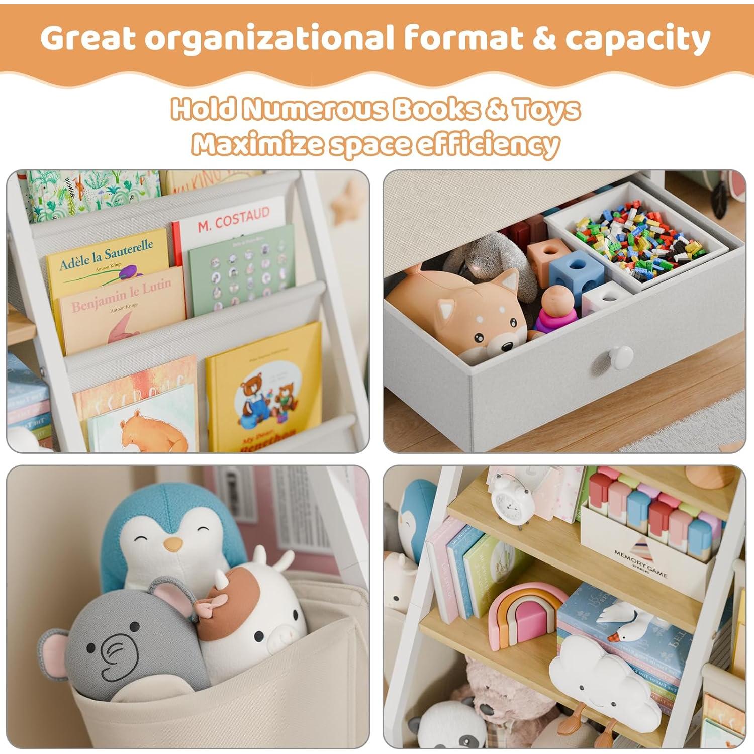 Estantería para Niños HAVLOTII Madera Clara 74.93 cm