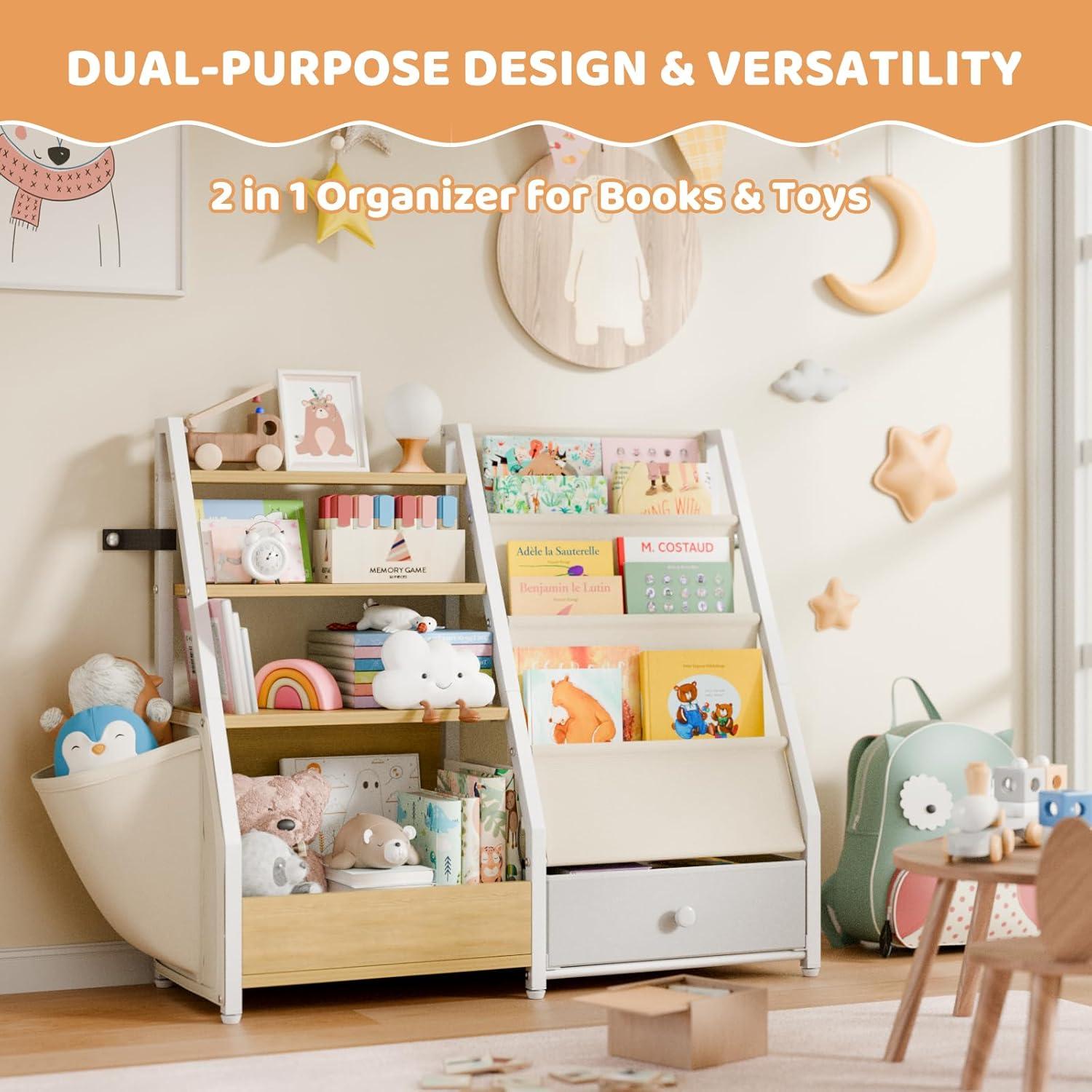 Estantería para Niños HAVLOTII Madera Clara 74.93 cm