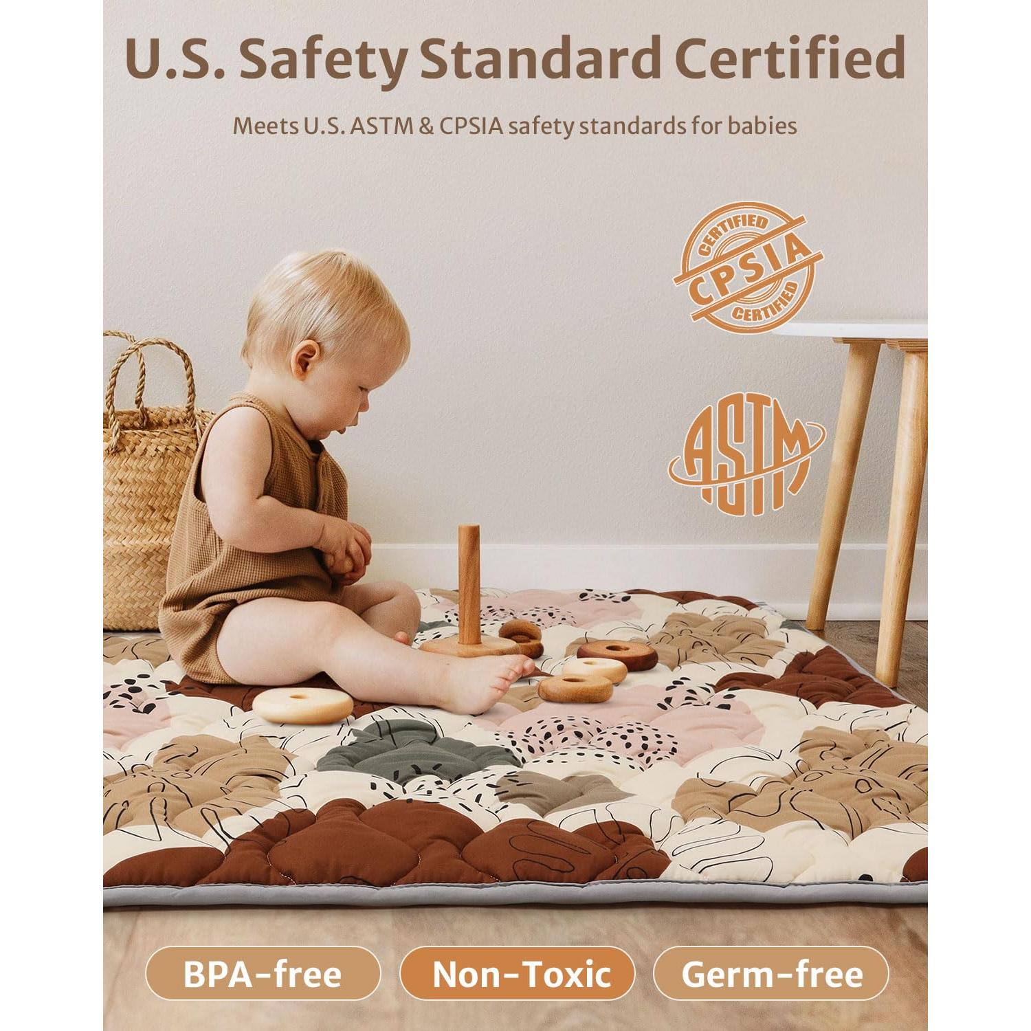 Alfombrilla Plegable para Bebés Diario Placentero 43x43cm Boho