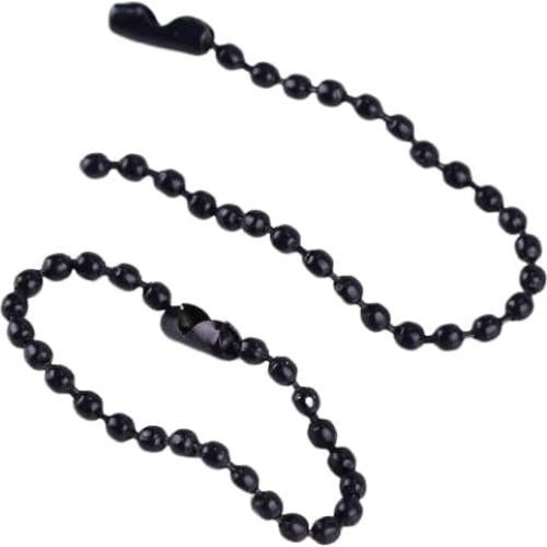 Cadena de Perlas 150 pcs 100mm HSAN Acero Inoxidable Negro