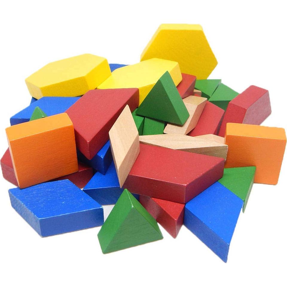 Bloques de Patrón de Madera Hand2mind - Set 250 Piezas