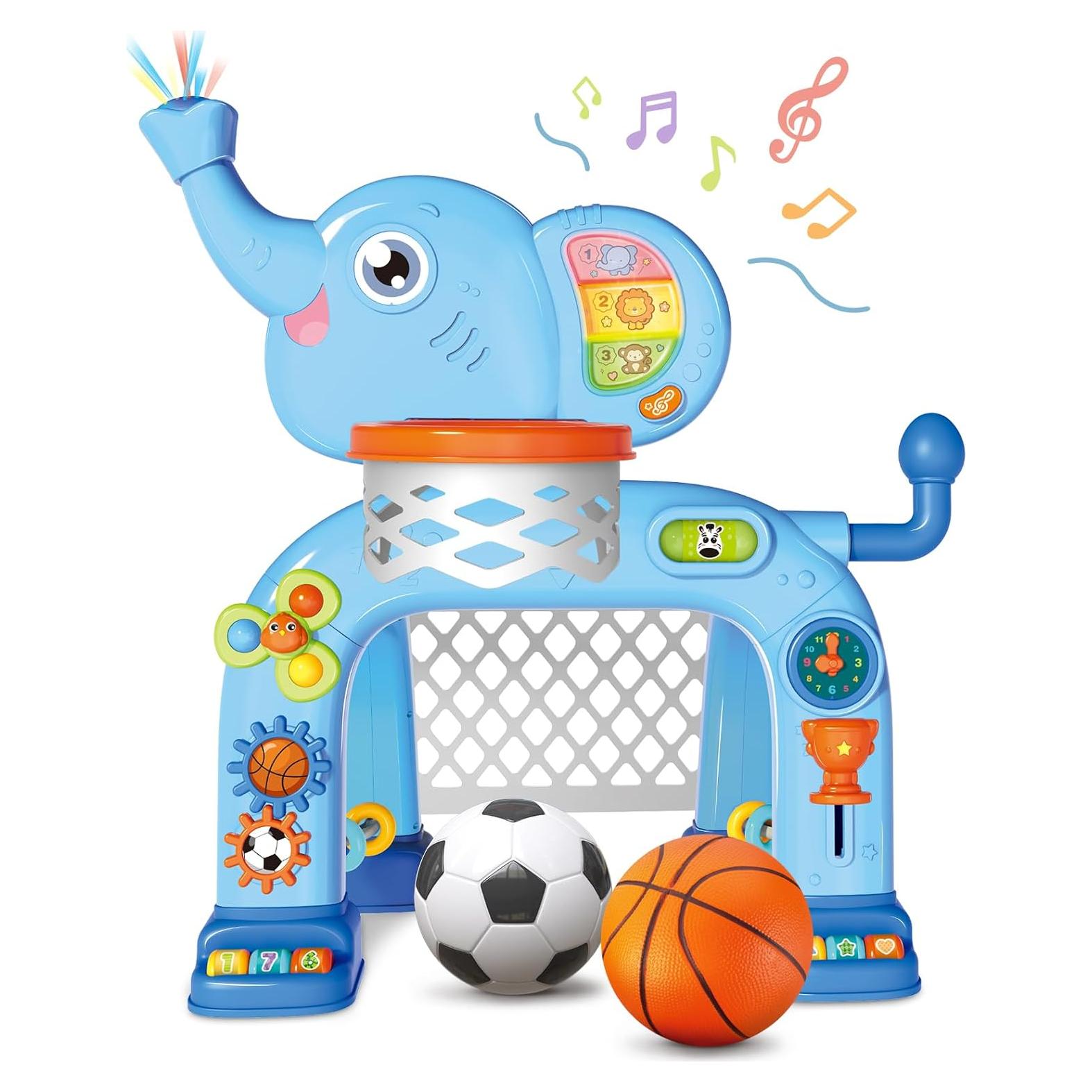 Centro de Actividades Baloncesto y Fútbol SpringFlower 2 en 1