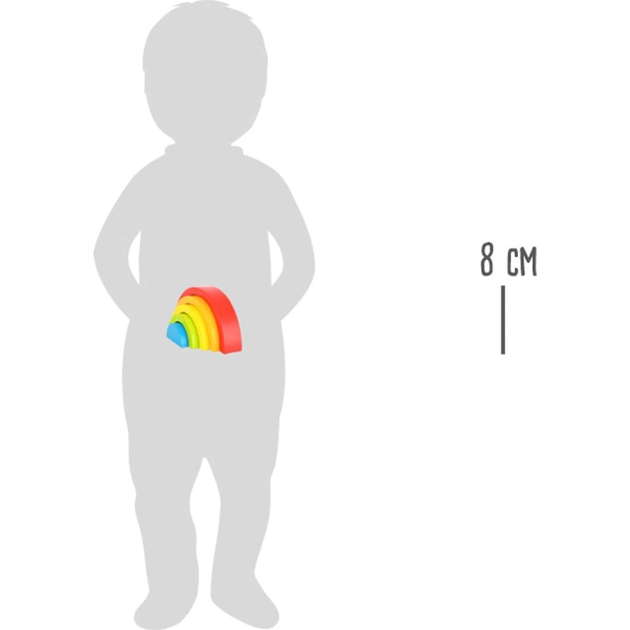 Bloques de Construcción Arcoíris Small Foot - Juego Educativo 12+ Meses