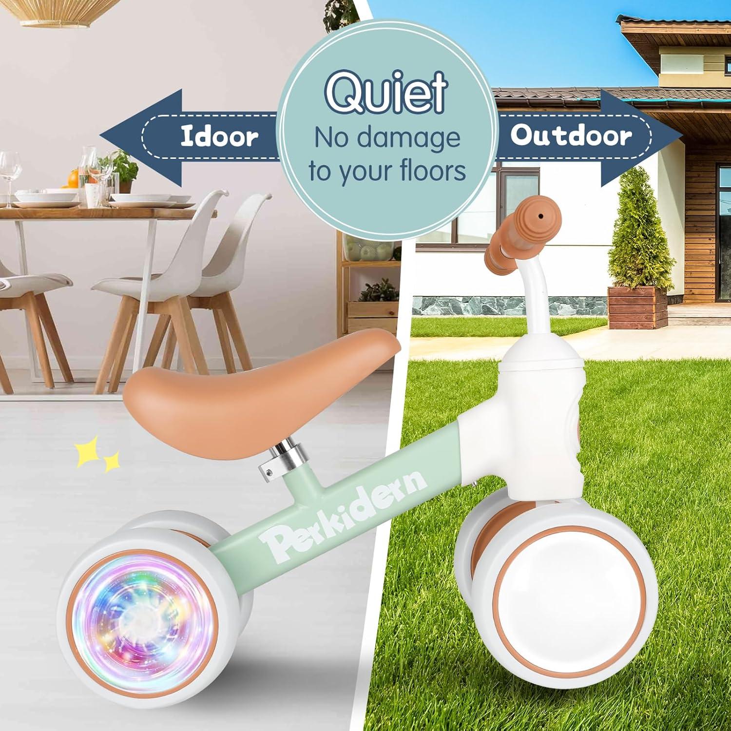 Bicicleta de Equilibrio PerKidern para Bebés 1-3 Años