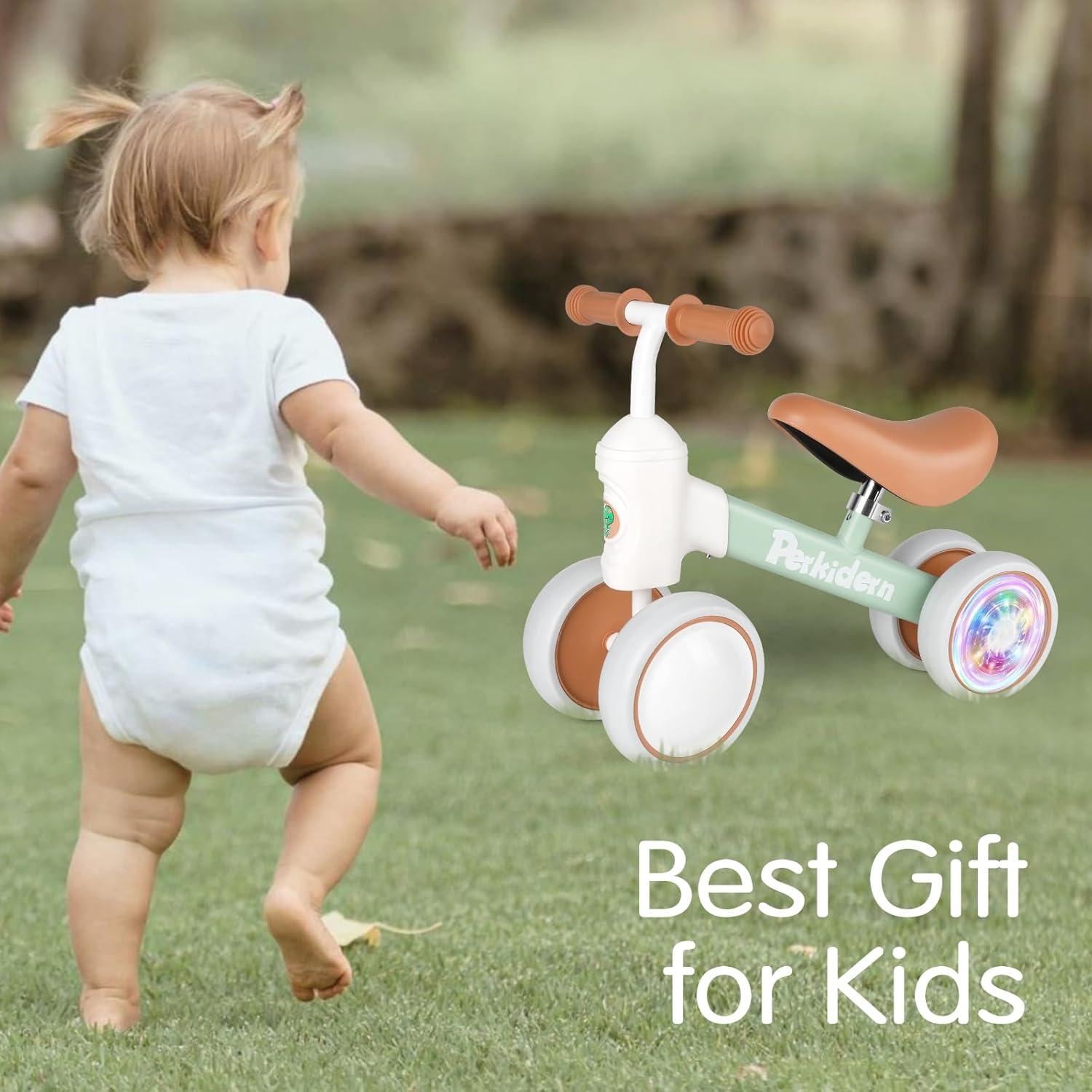 Bicicleta de Equilibrio PerKidern para Bebés 1-3 Años