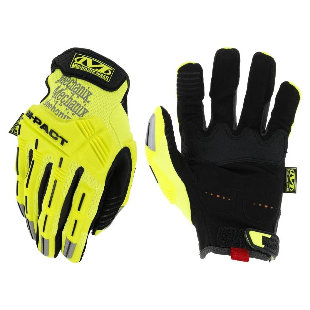 Guantes de Trabajo Mechanix Wear M-Pact Hi-Viz Amarillo