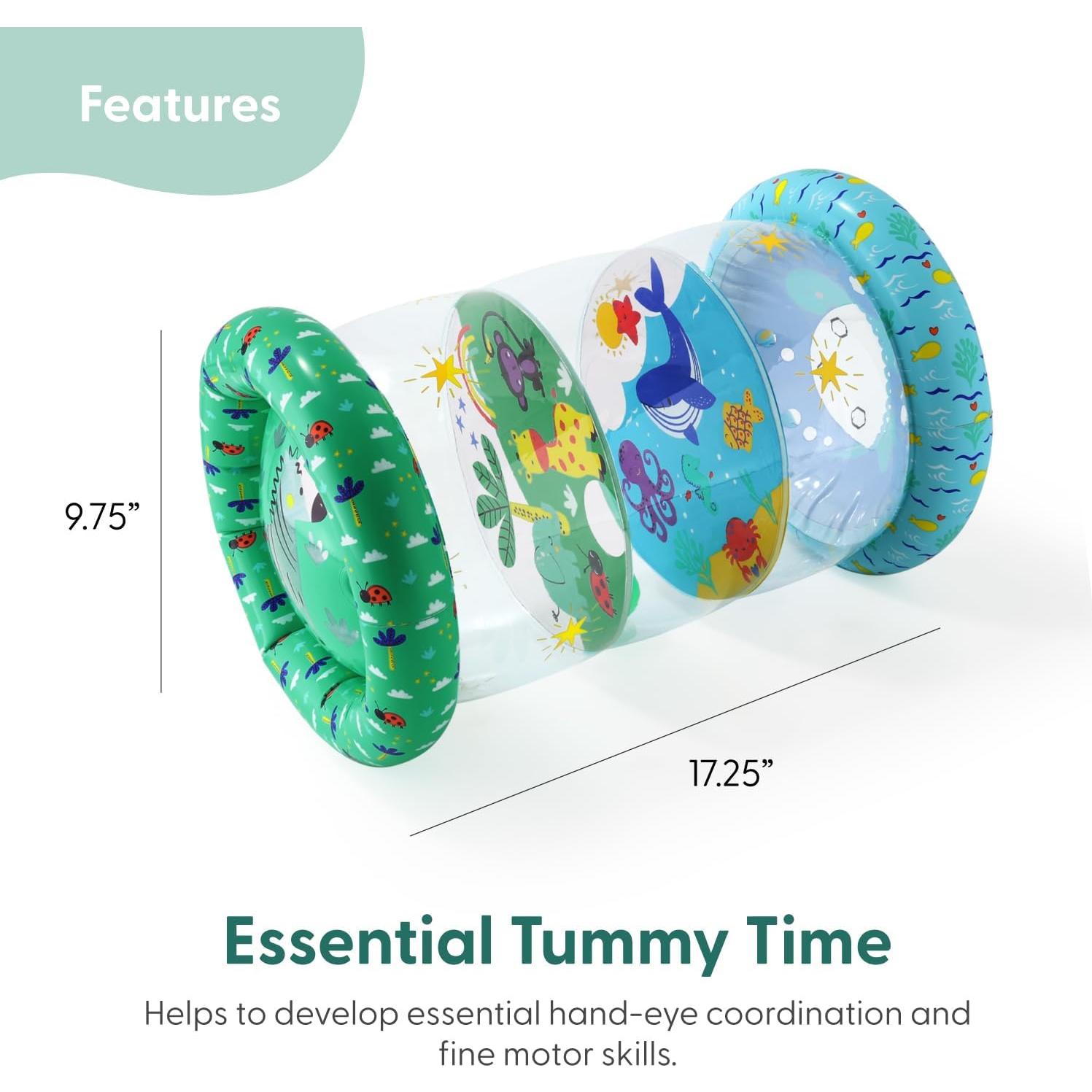 Rodillo Inflable Peanutshell para Bebés 6-12 Meses - Tierra y Mar