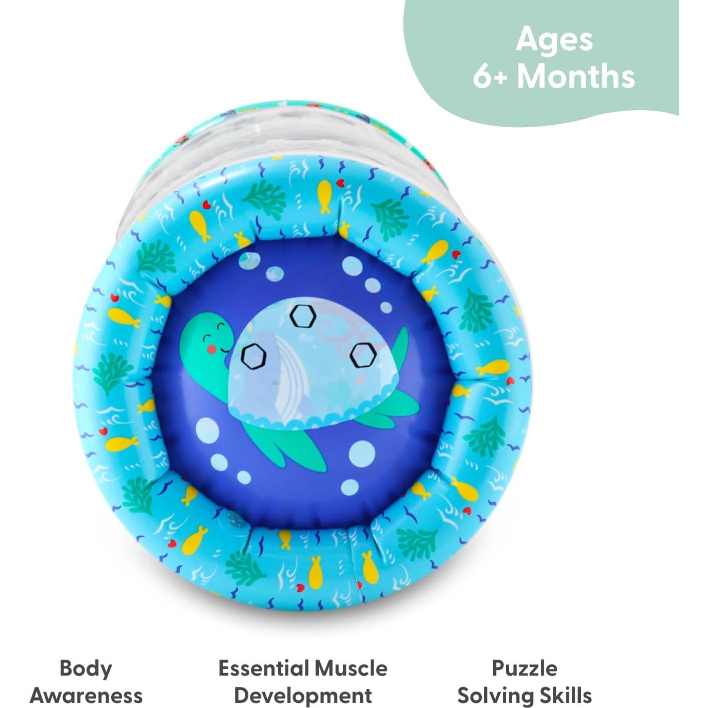 Rodillo Inflable Peanutshell para Bebés 6-12 Meses - Tierra y Mar