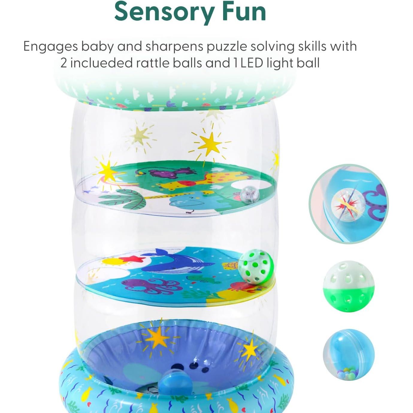 Rodillo Inflable Peanutshell para Bebés 6-12 Meses - Tierra y Mar