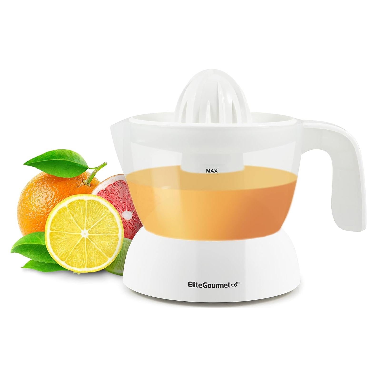 Extractor de Jugo Eléctrico Elite Gourmet ETS-411 473 ml Blanco
