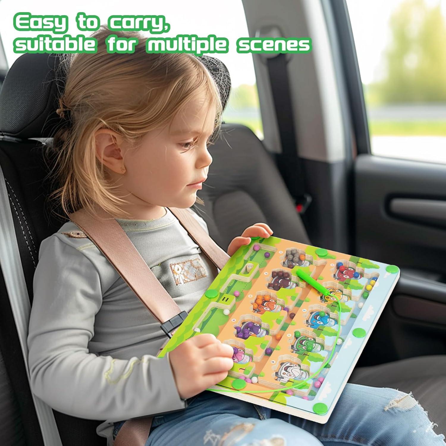 Rompecabezas Magnético Montessori WOODENFUN 30x30 cm