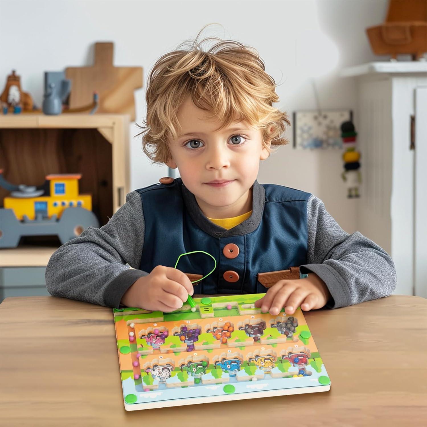 Rompecabezas Magnético Montessori WOODENFUN 30x30 cm