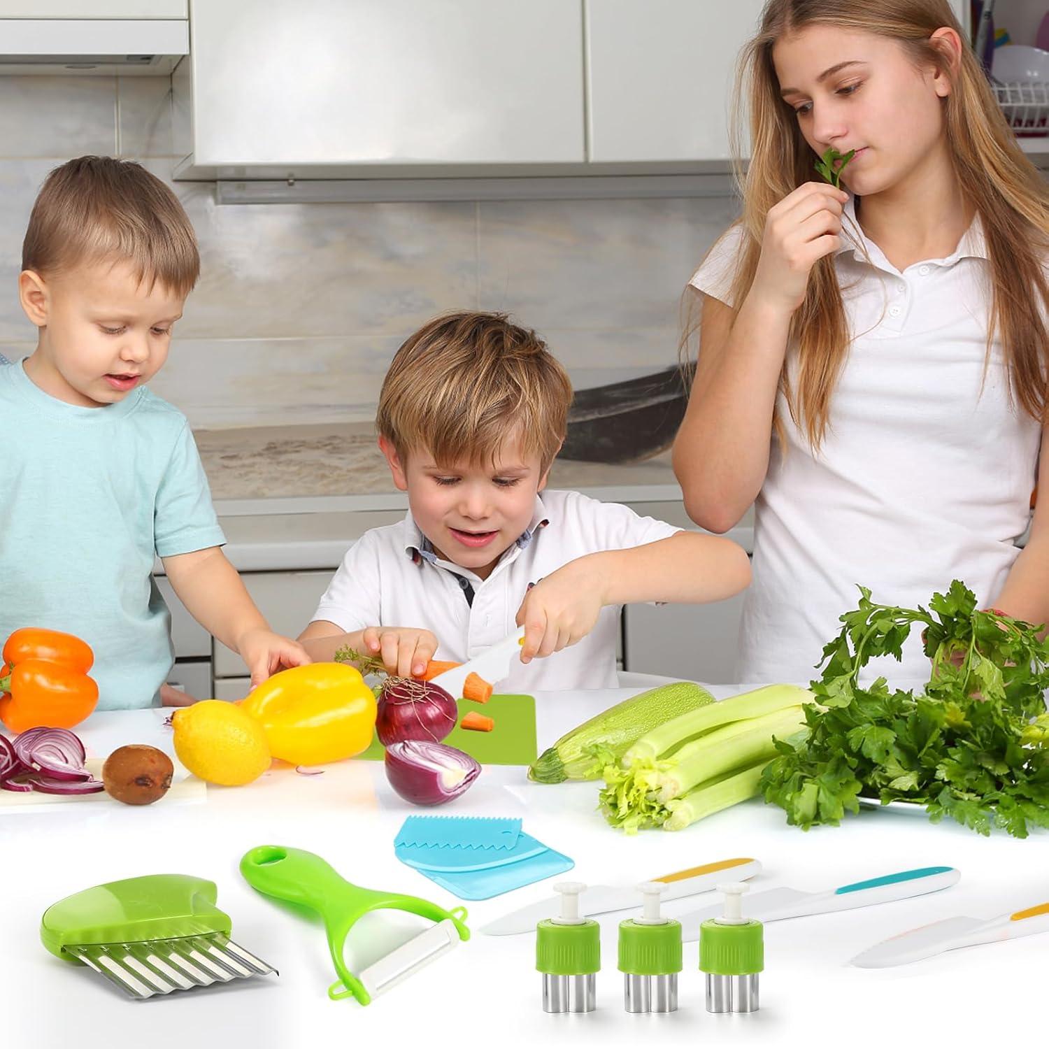 Juego de Cuchillos Montessori para Niños 13 Piezas CMKAAG