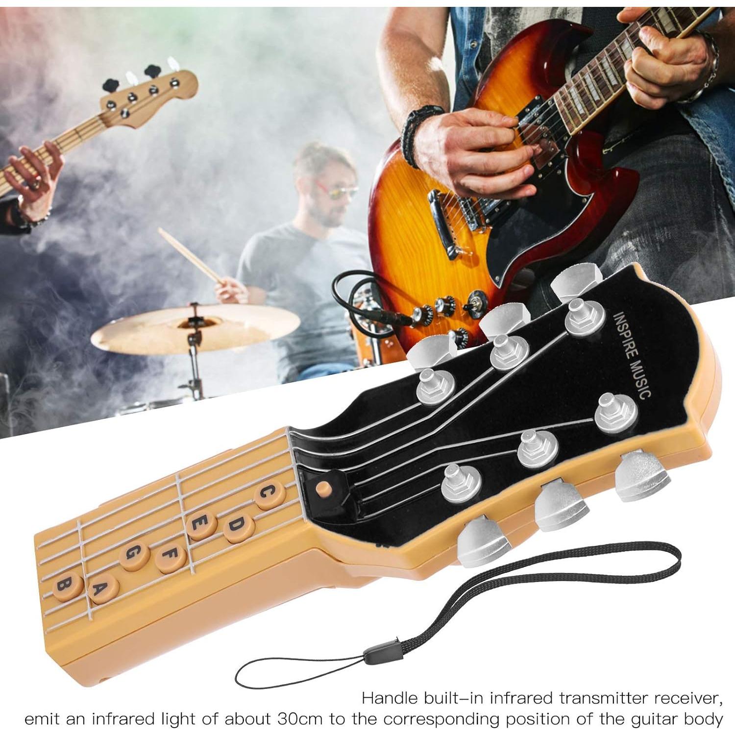 Guitarra de Aire Infrarroja Walfront - 7 Acordes, Portátil, Negro