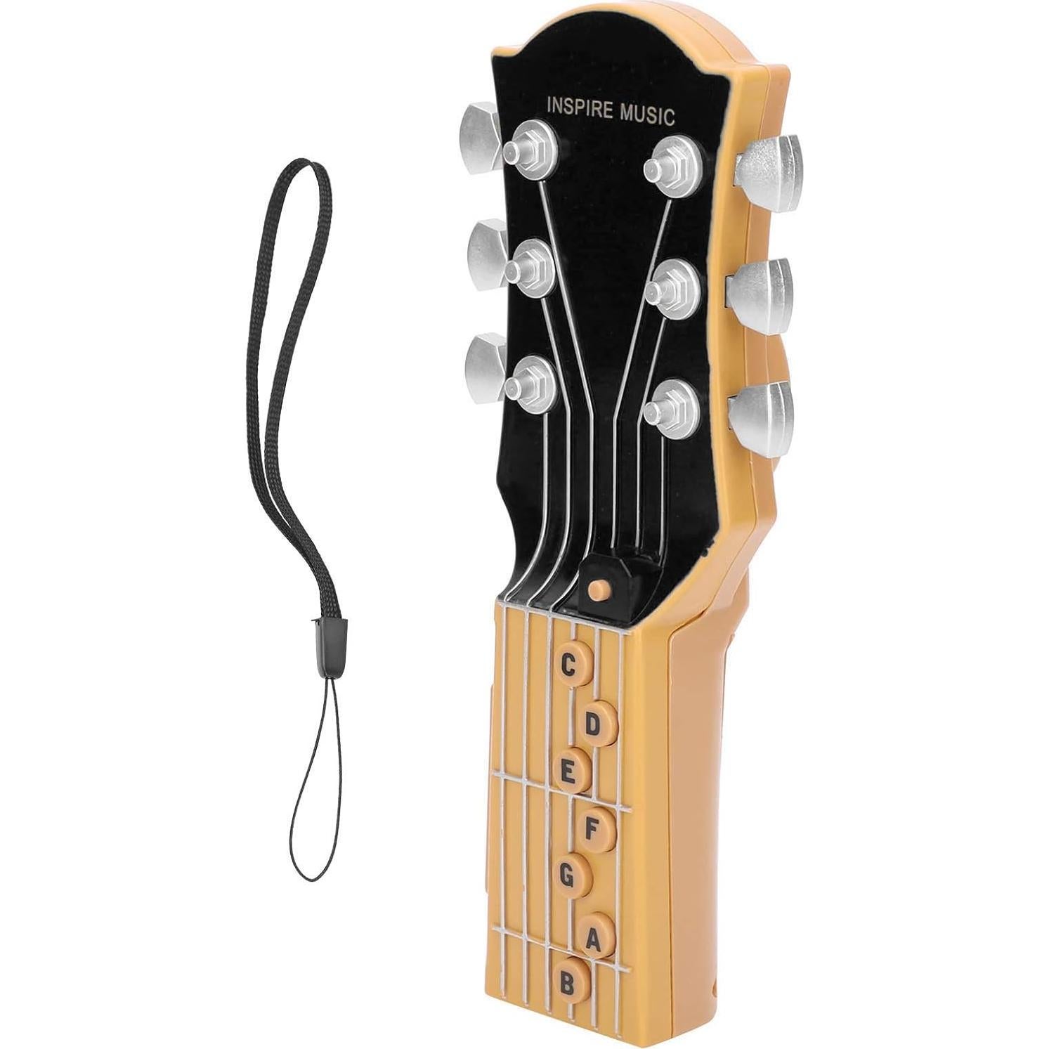 Guitarra de Aire Infrarroja Walfront - 7 Acordes, Portátil, Negro