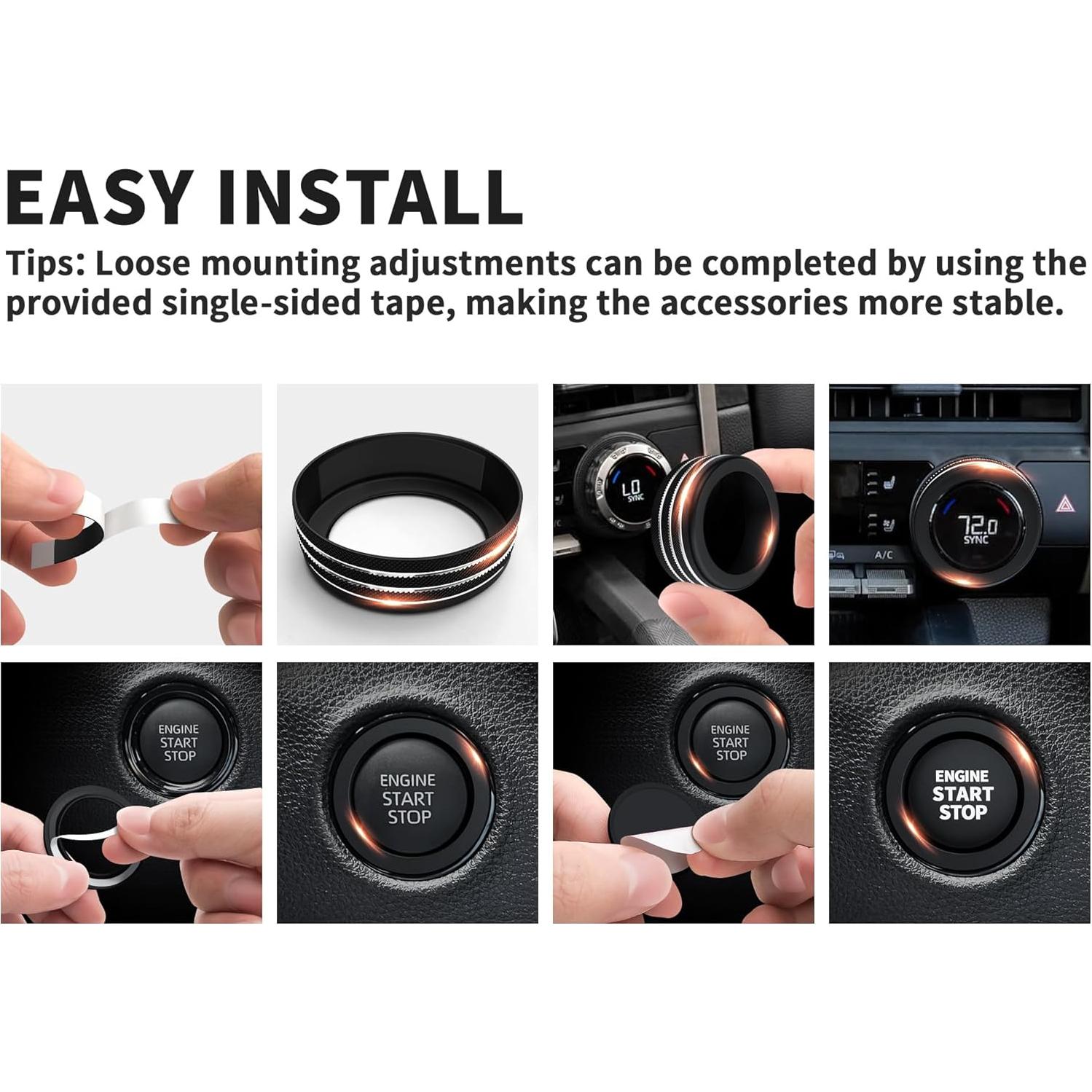 Cubiertas de Perilla Polodunn para Toyota Tundra y Sequoia 2022-2025