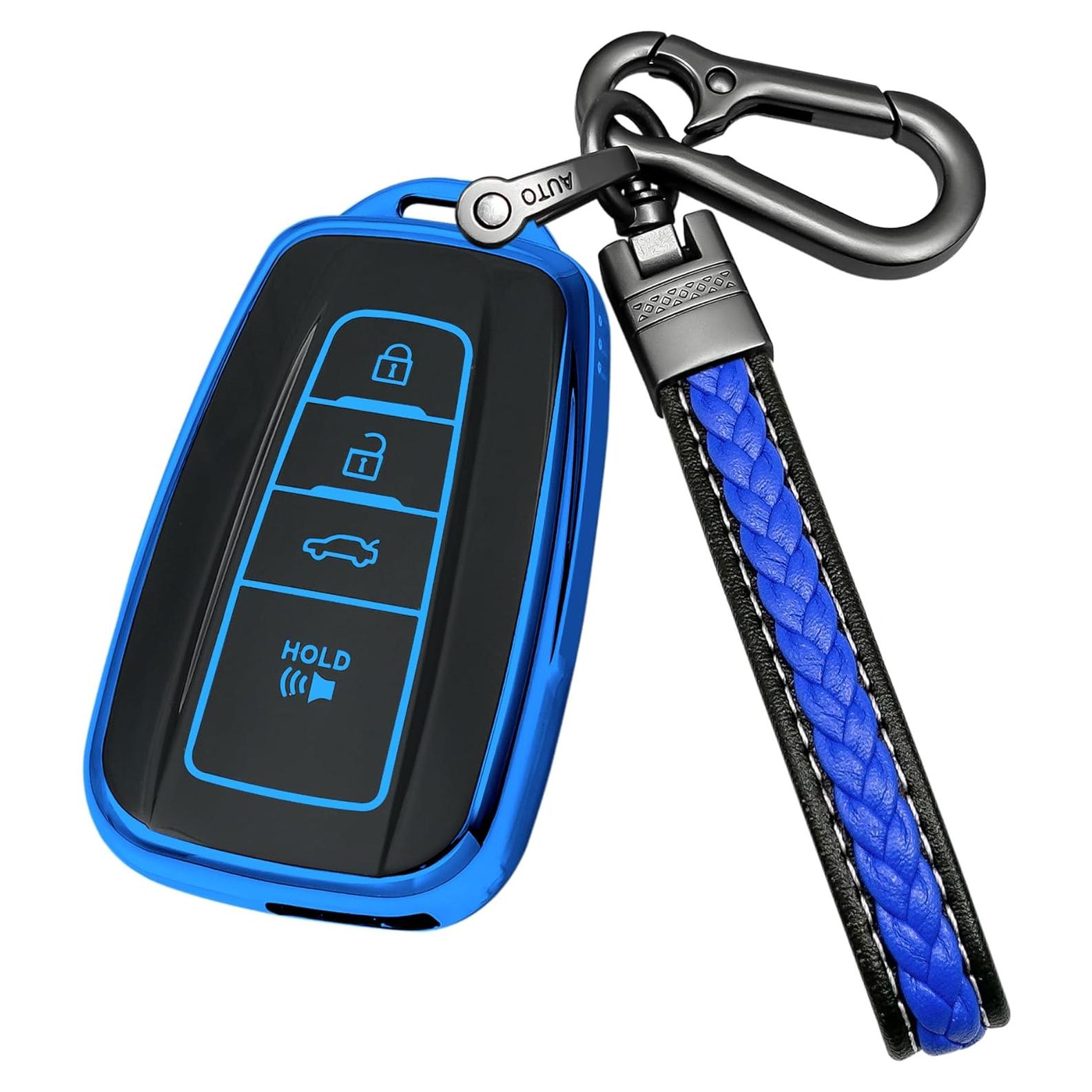 Funda de Llave Protectora TPU Yonmcfn para Toyota 4 Botones