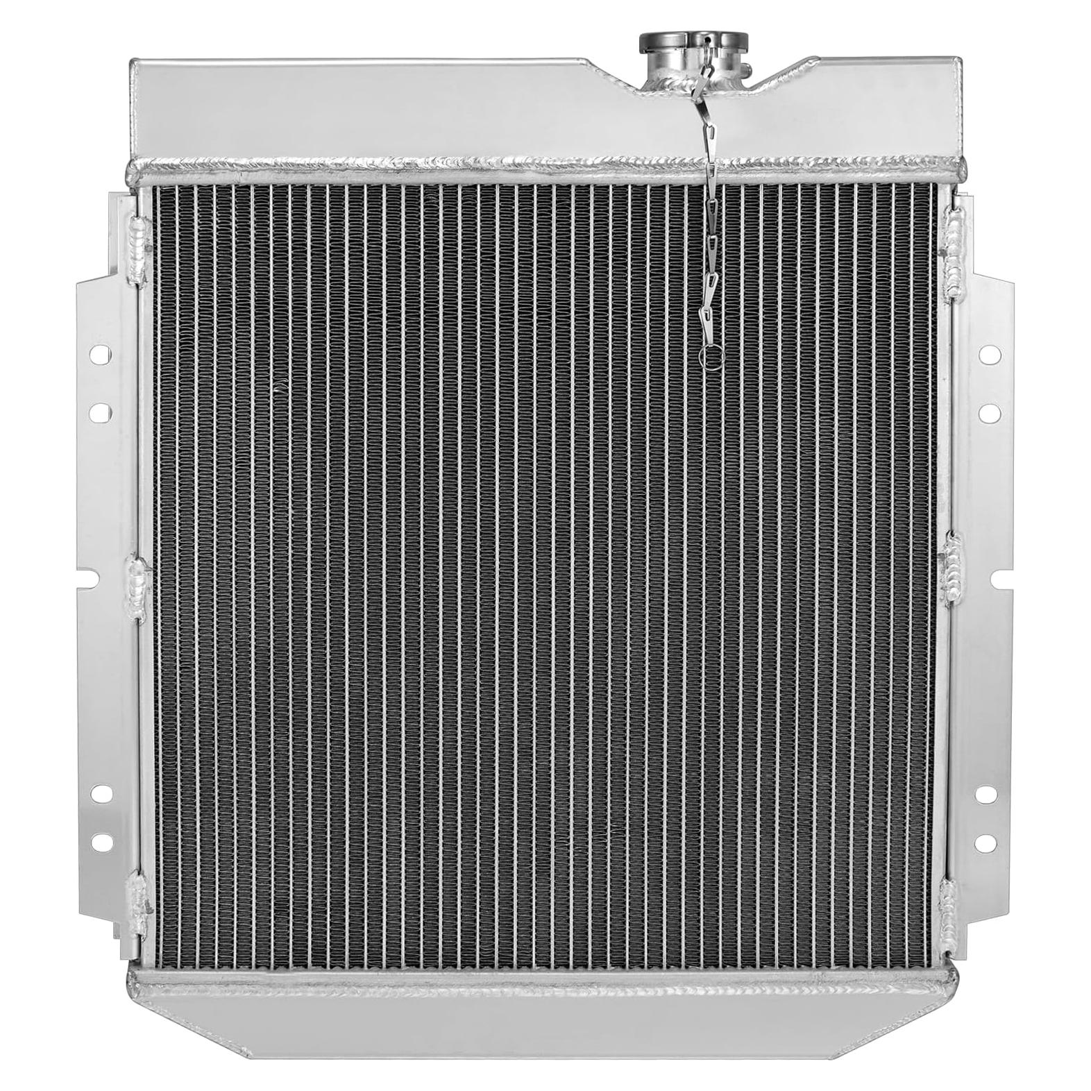 BDFHYK 3ROW-44MM RA-FM64-3 Aluminum Radiator Compatible with for Falcon 1960-1966, Mustang 1965-1966,Ranchero 1960-1965,Mercury Comet 1961-1965