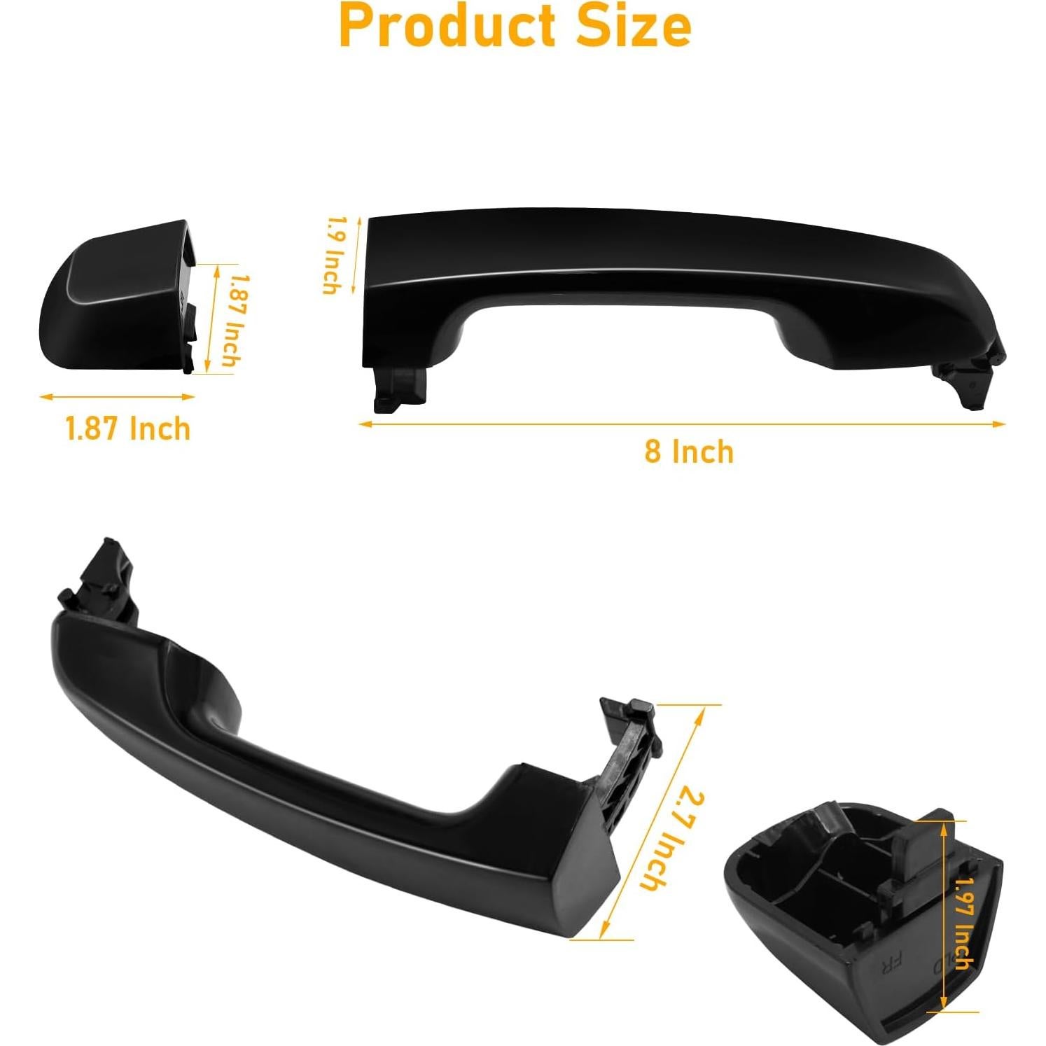 Manija de Puerta Exterior APESER para Toyota 4Runner 2010-2020 - 4 Piezas