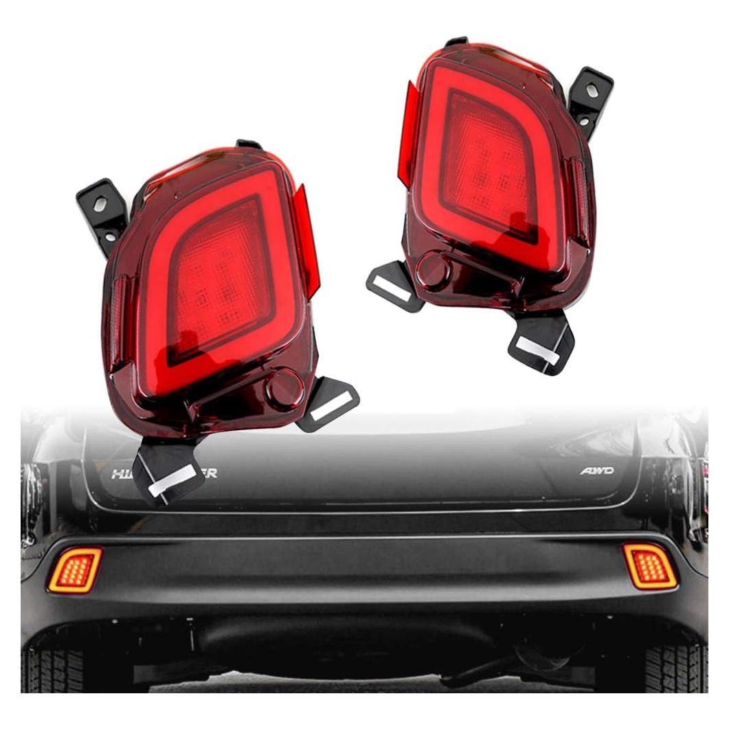 Luz de Niebla Trasera LED GeeGee para Toyota Highlander 2015-2018