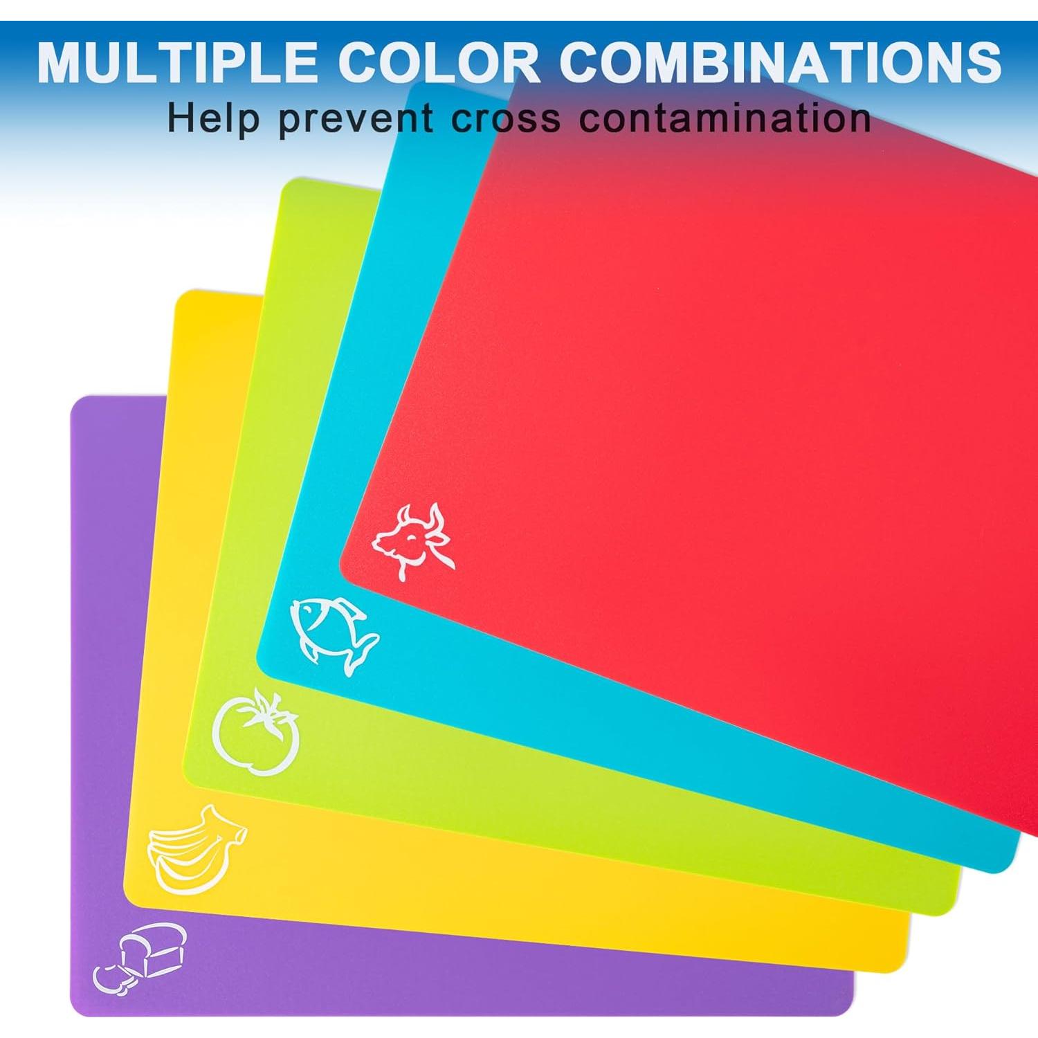 Tablas de Cortar Flexibles CADONO 38x30 cm Antideslizantes BPA