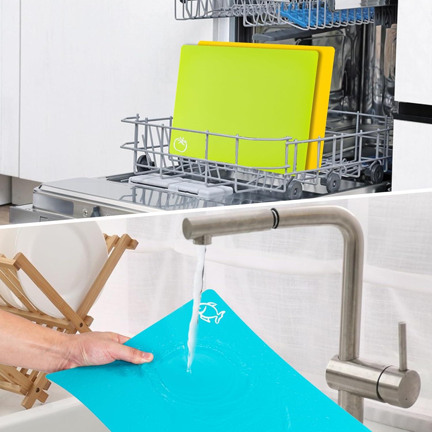 Tablas de Cortar Flexibles CADONO 38x30 cm Antideslizantes BPA