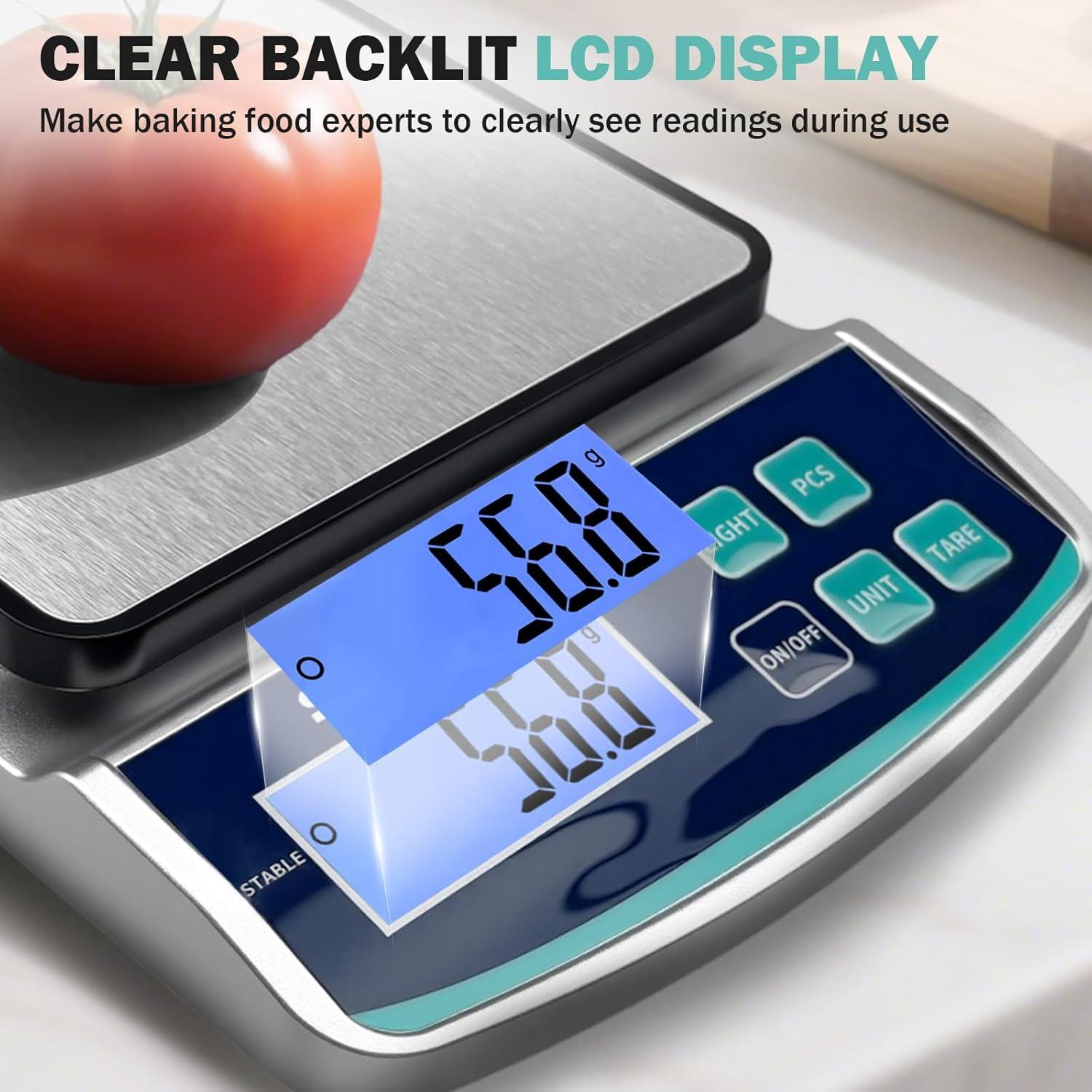 Báscula de Laboratorio Digital SASVY 5000g x 0.1g con Batería