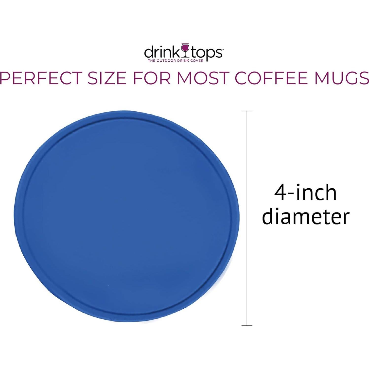 Tapa de Silicona Coverware para Tazas - 4 Piezas - Silo