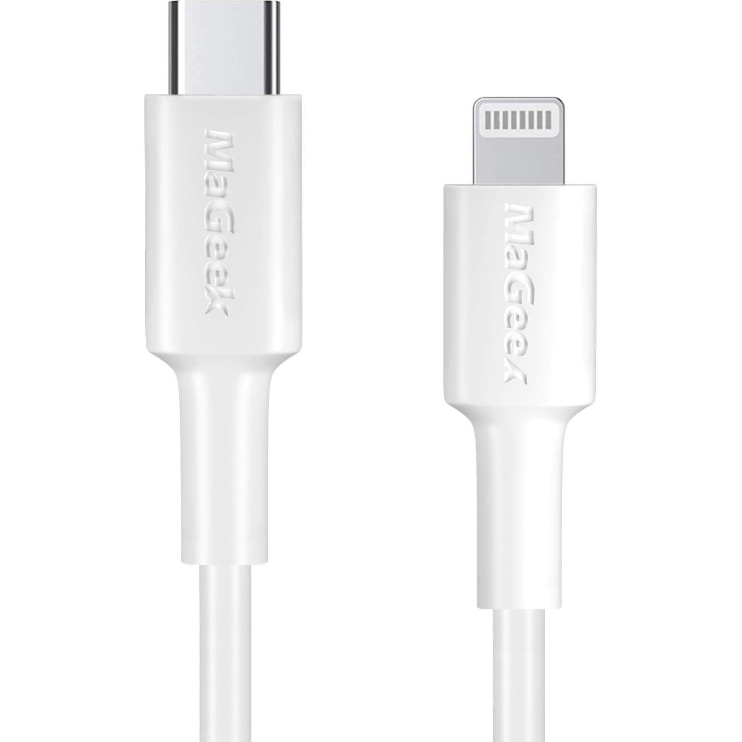 Cable USB C a Lightning MaGeek 3m Certificado MFi Carga Rápida