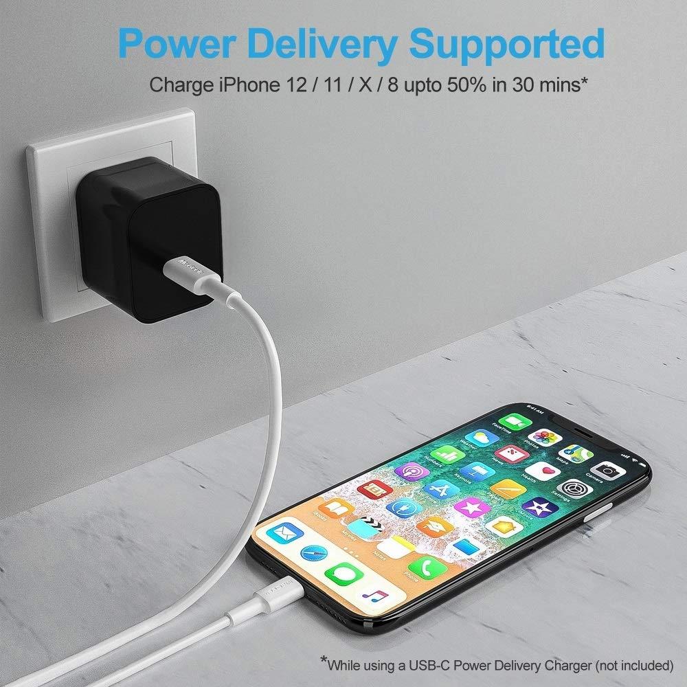 Cable USB C a Lightning MaGeek 3m Certificado MFi Carga Rápida