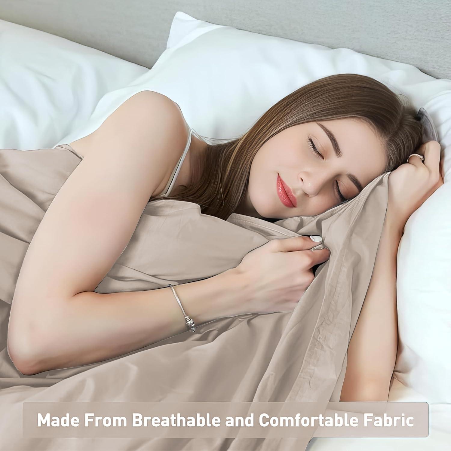 Cubierta de Edredón Desmontable Idea 121.9x182.9 cm Gris Almendra