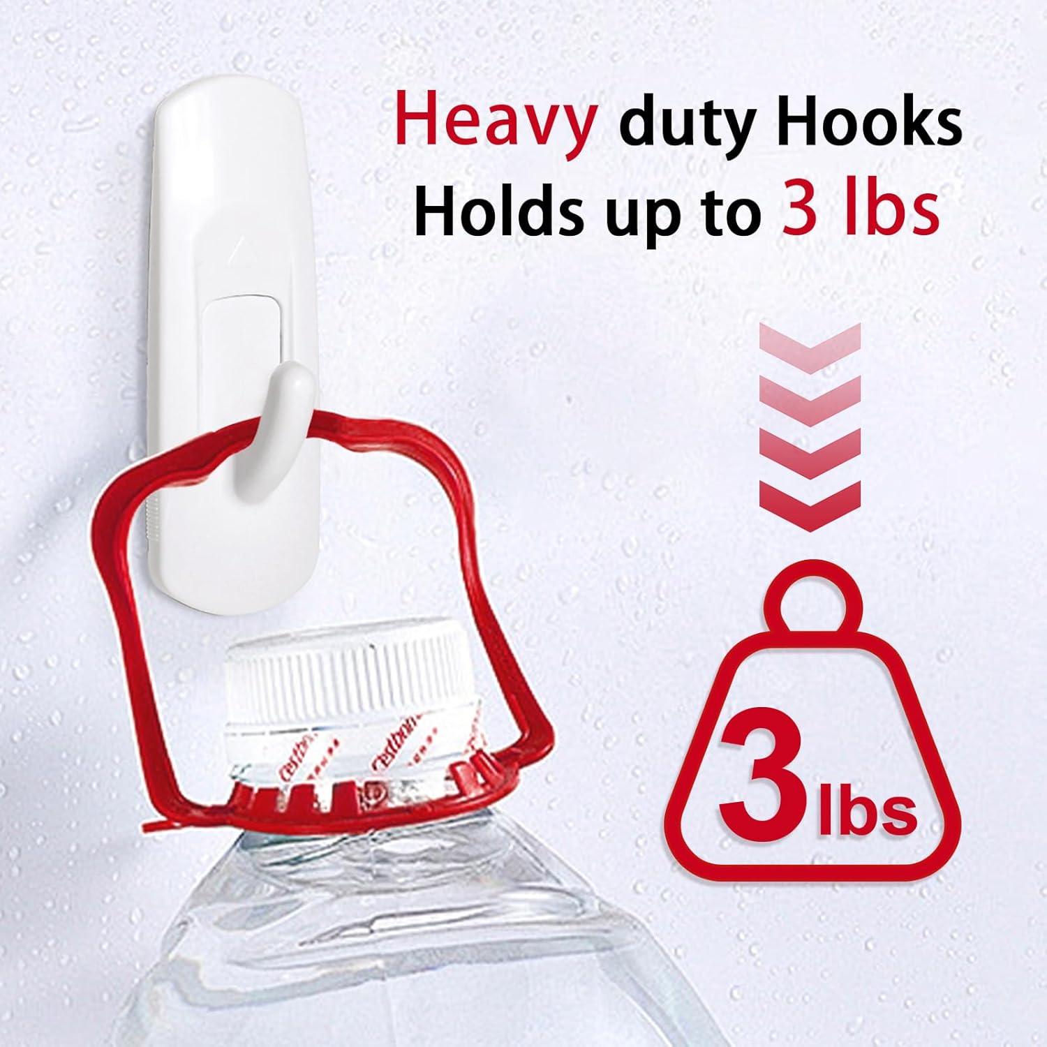 14 Ganchos Adhesivos JulyWind para Pared - Alta Resistencia