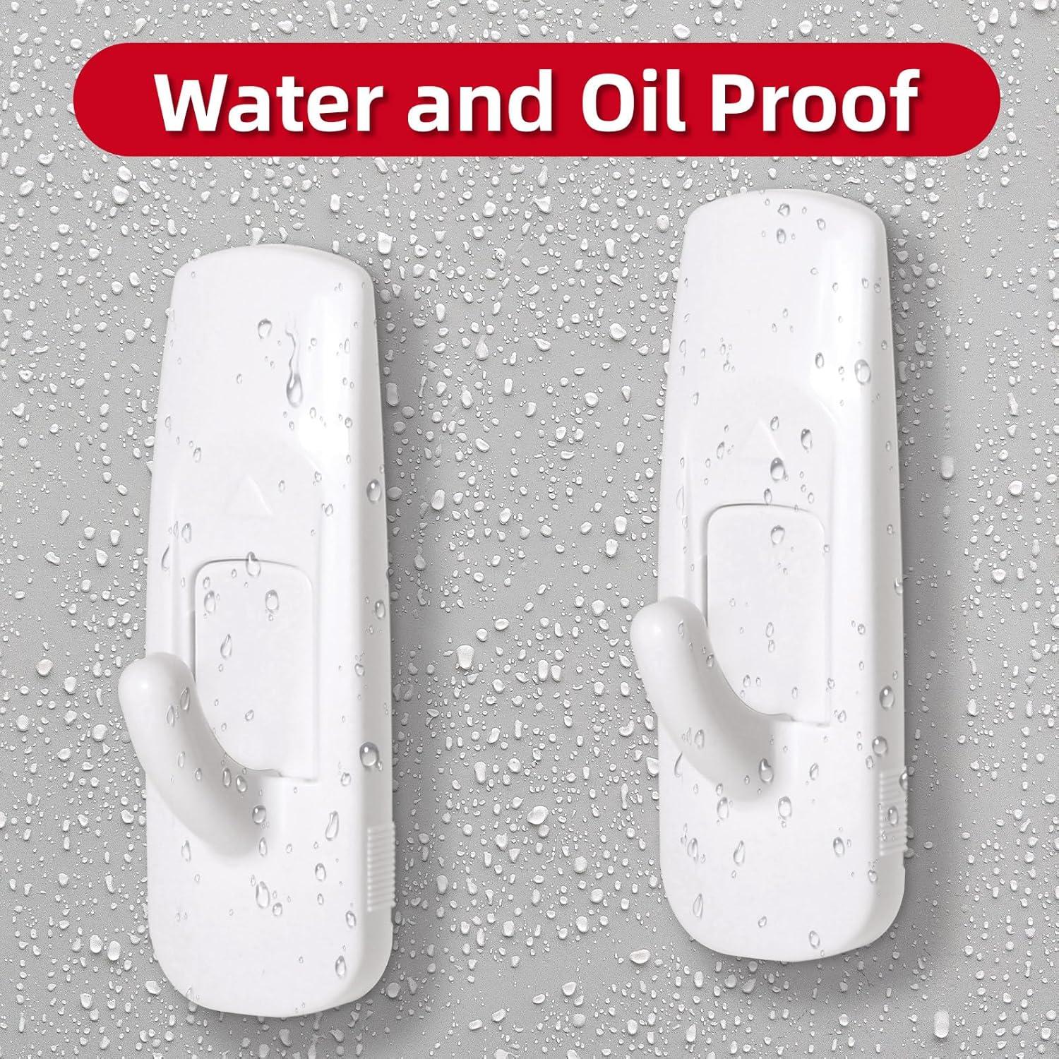 14 Ganchos Adhesivos JulyWind para Pared - Alta Resistencia