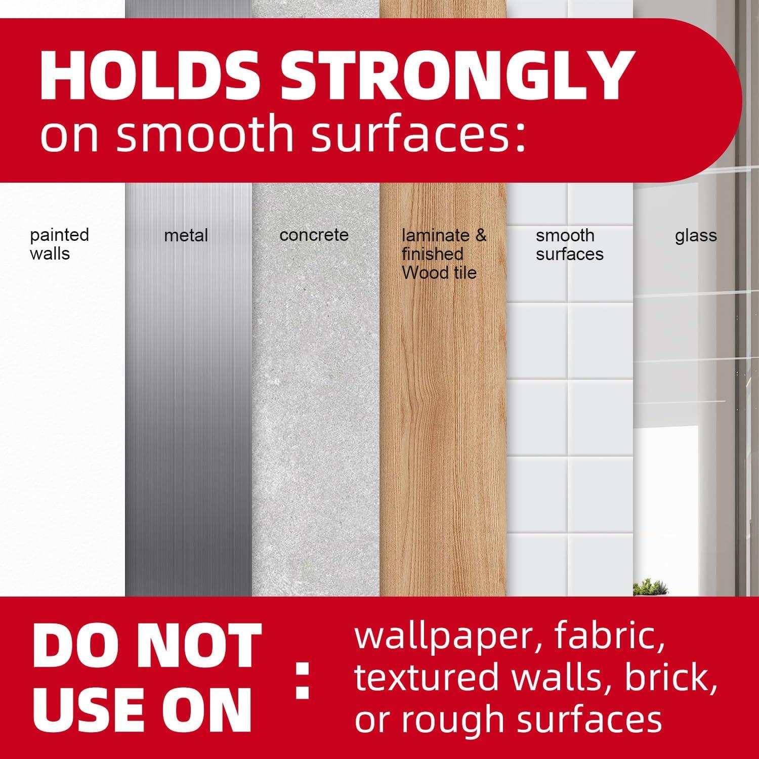 14 Ganchos Adhesivos JulyWind para Pared - Alta Resistencia