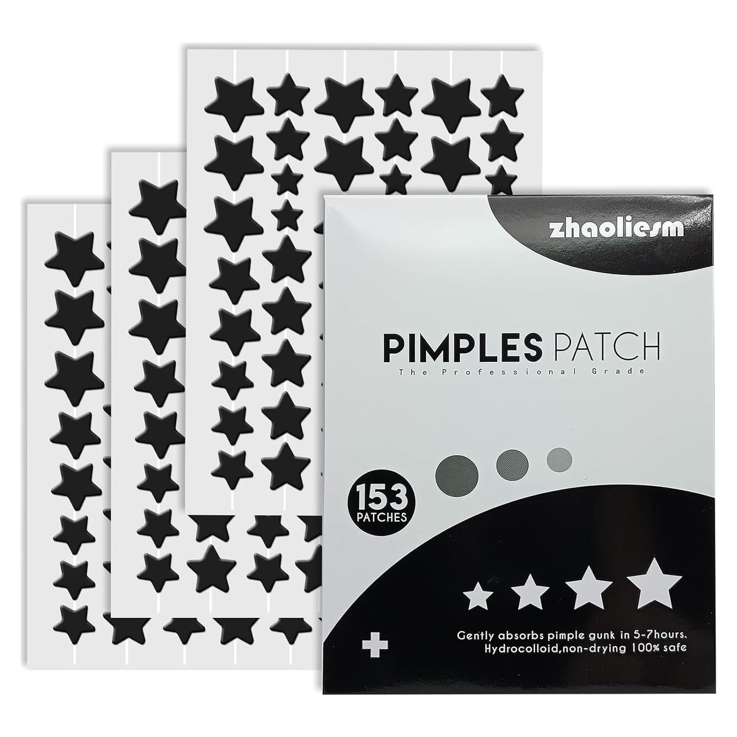 Parches para Granos Hidrocoloides Black Star - 153 Unidades