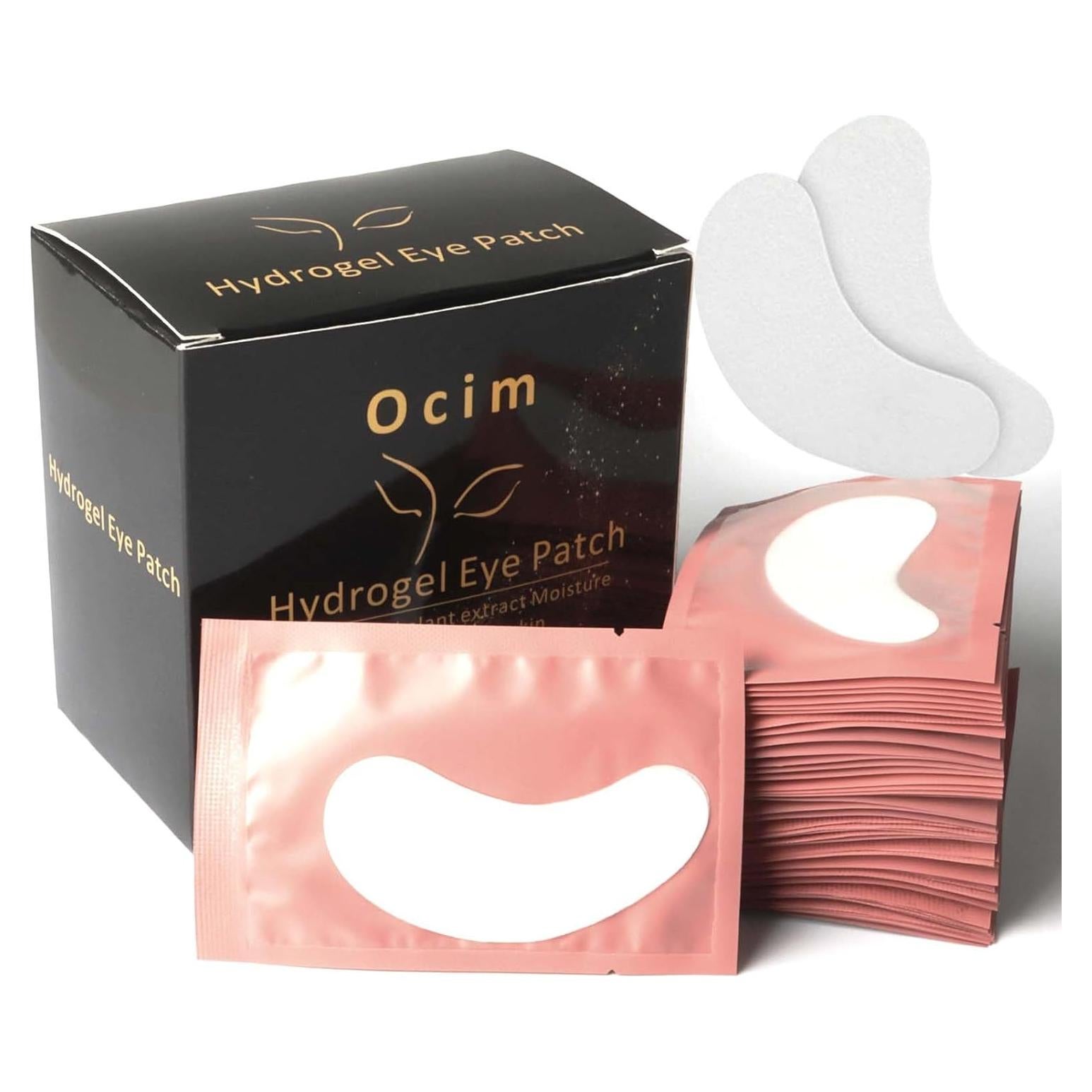 Almohadillas de Gel para Ojos Ocim 100 Pares Hidrogel 100% Natural
